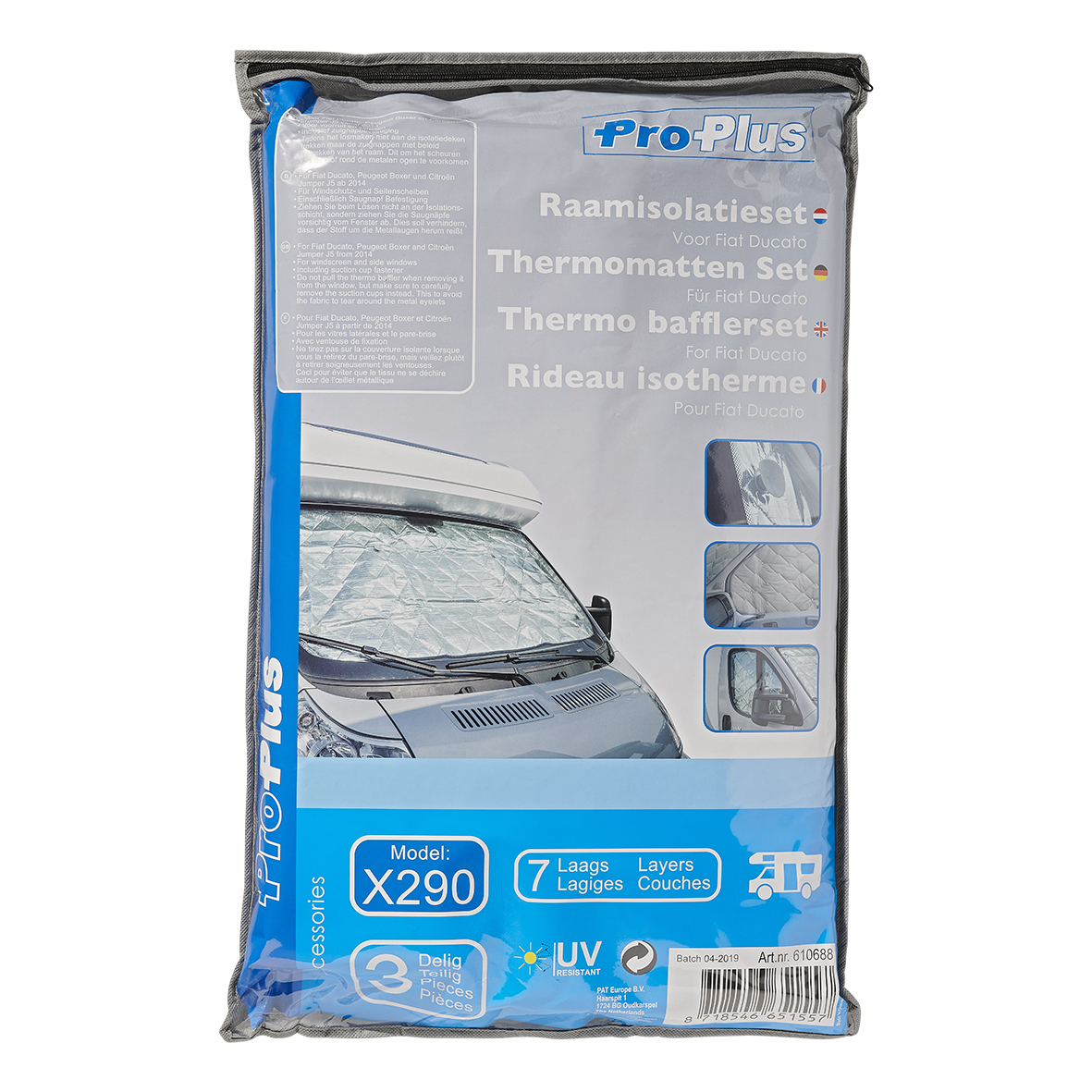 ProPlus Thermomatten Set für Fiat Ducato X290 ab 2014 ProPlus Thermomatten Set für Fiat Ducato X290 ab 2014