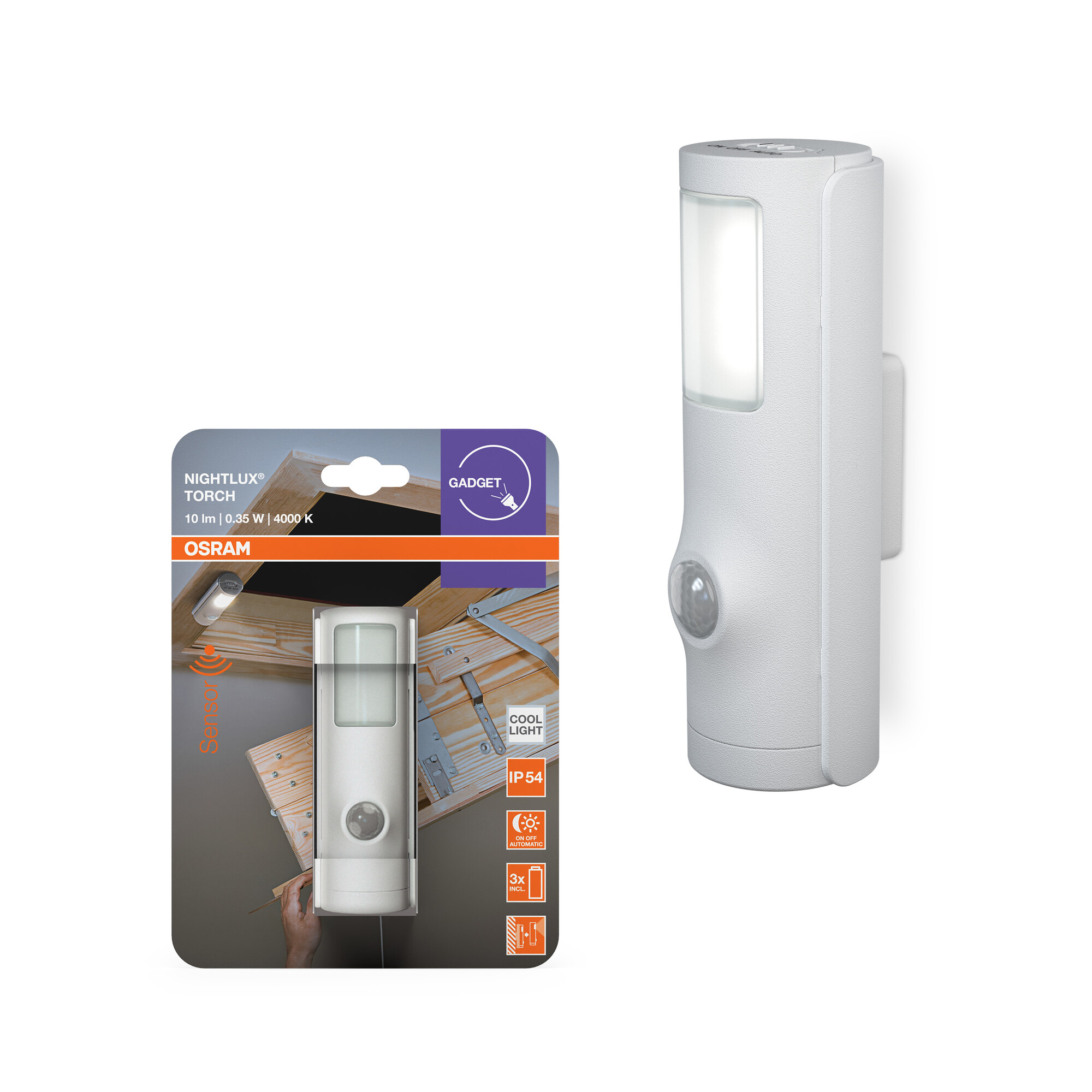 Osram Nachtlicht "Nightlux Torch", weiß