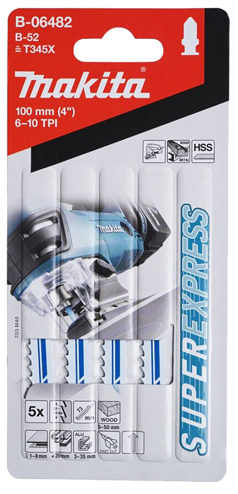 Makita Stichsägeblatt B-52 Universal Makita Stichsägeblatt B-52 Universal