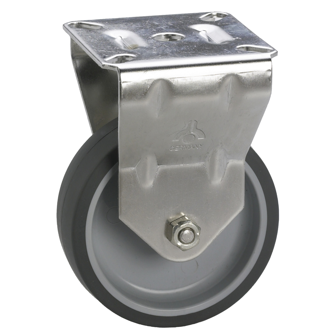 646898 Dörner + Helmer Apparate-Bockrolle 50x18 mm, Platte 55x55 mm