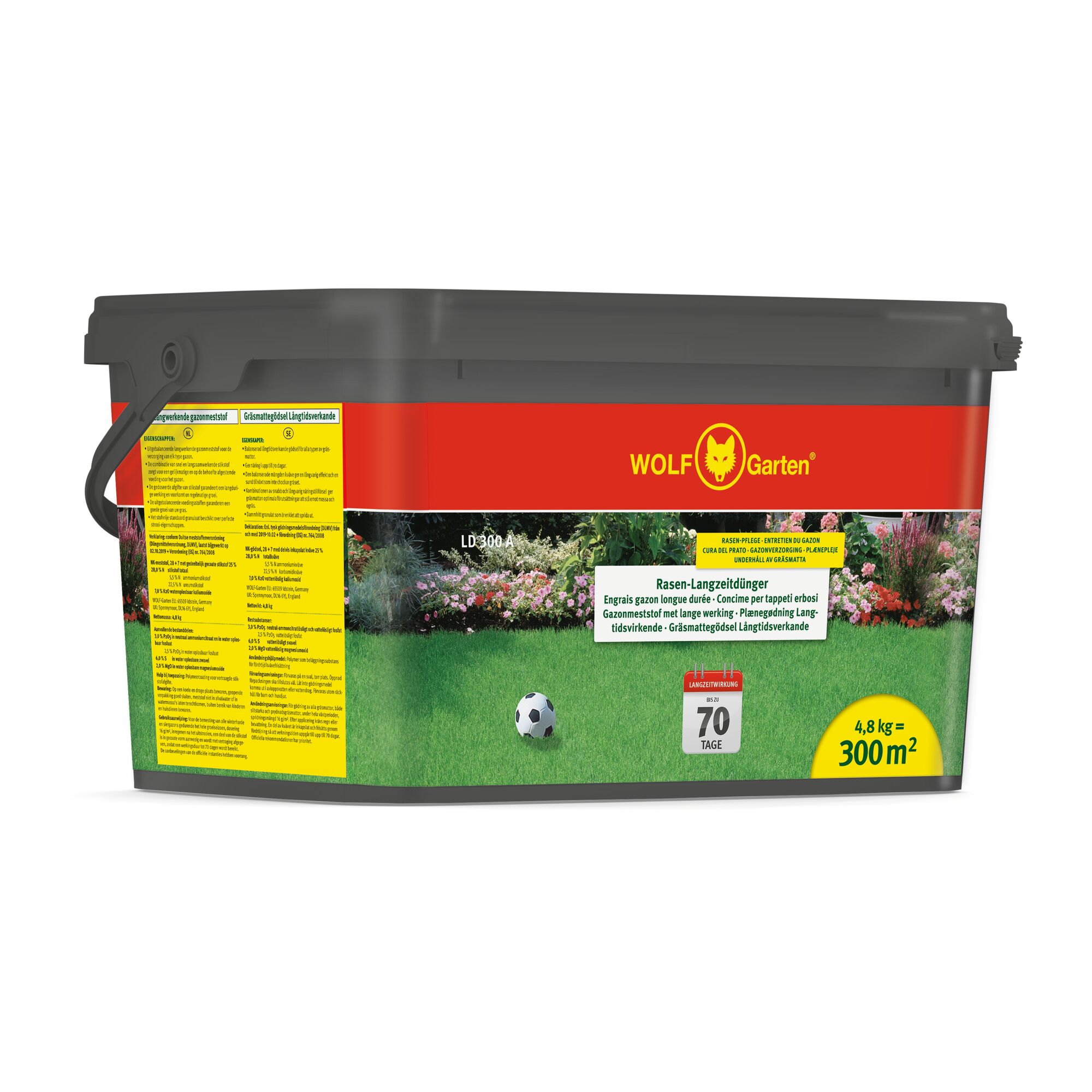 Wolf-Garten Rasen-Langzeitdünger LD 300 A für 300 m²