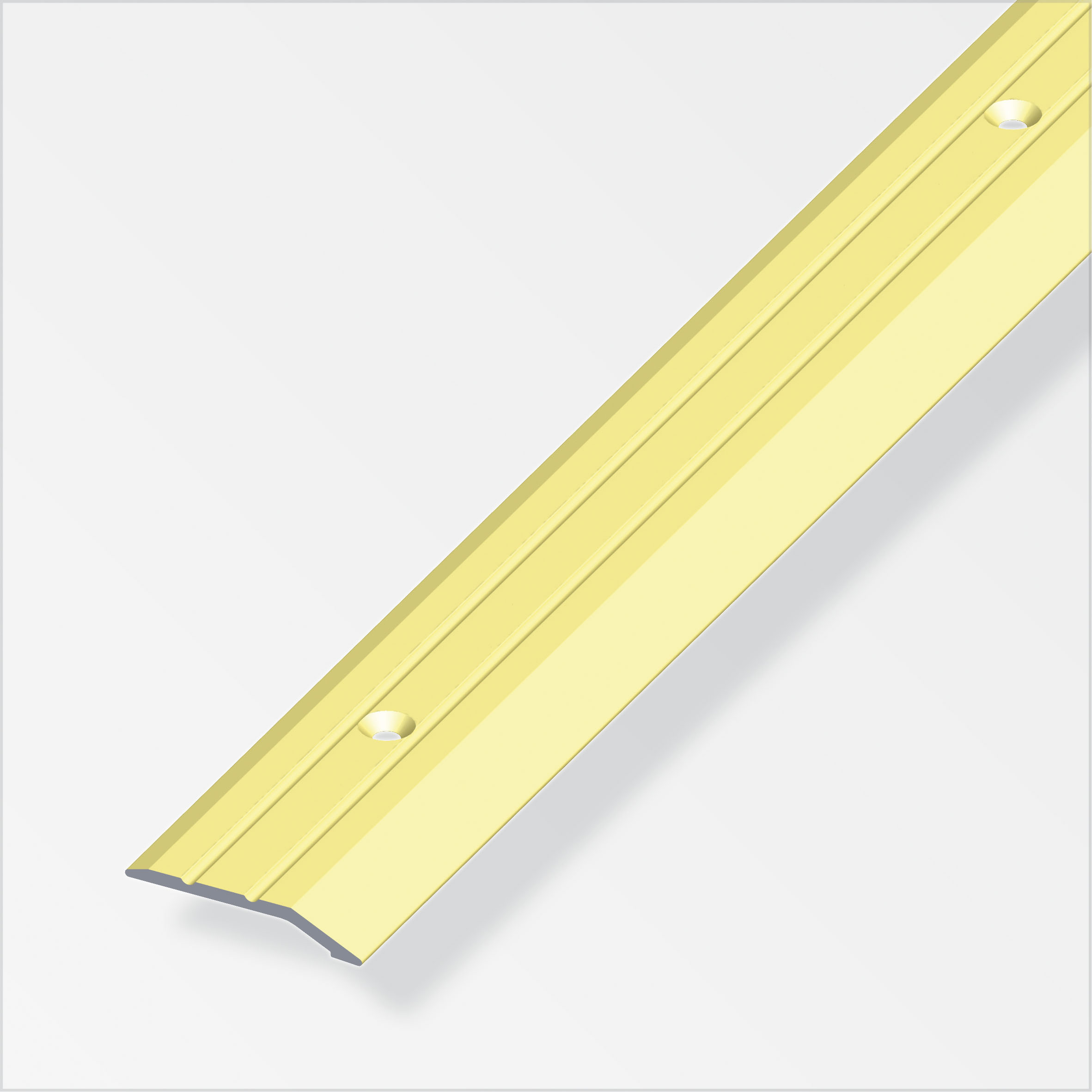 123547_Abschluss-Profil Alfer Abschluss-Profil 30 x 5 mm, messing