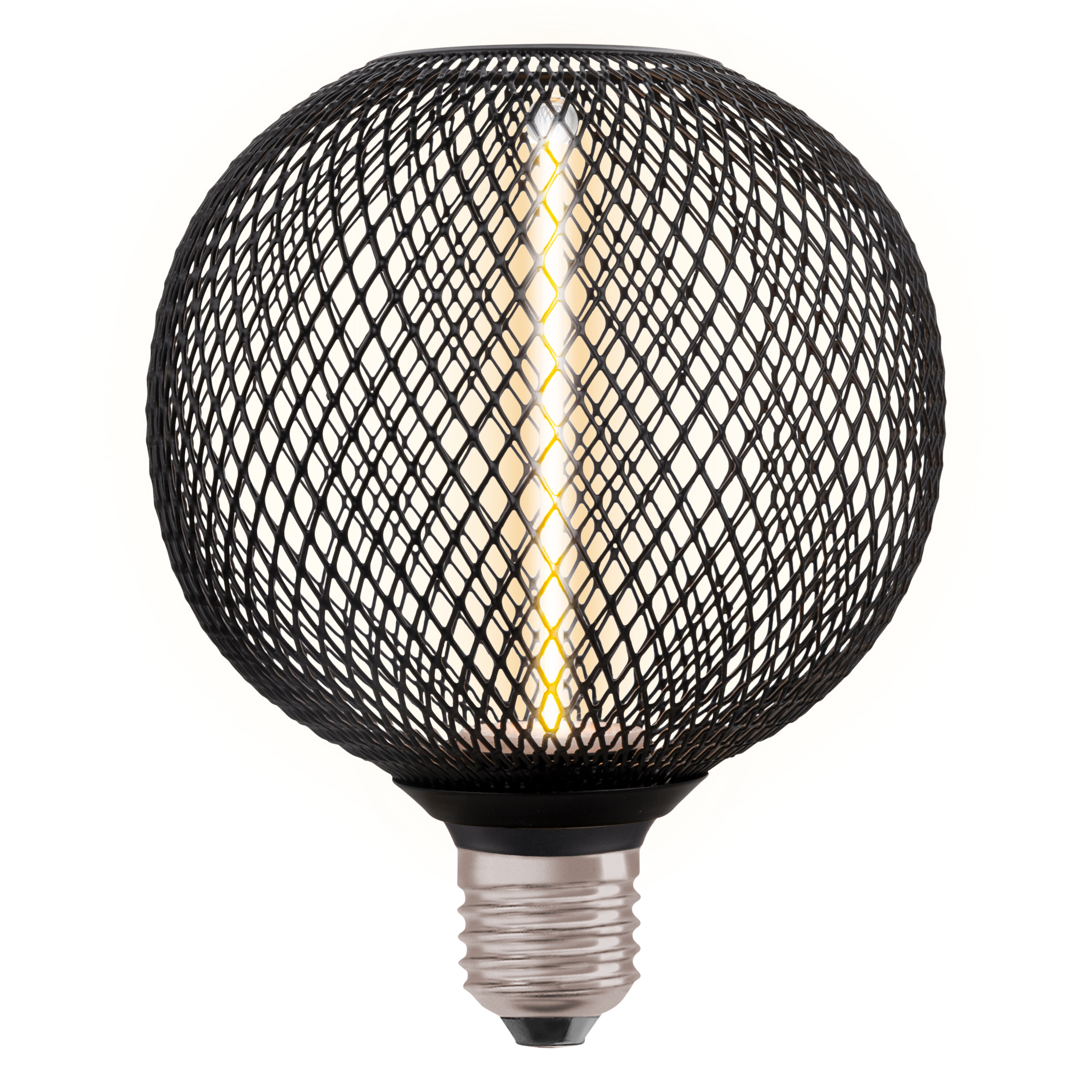 Osram LED Leuchte Globe, schwarz, warmweiß, E27
