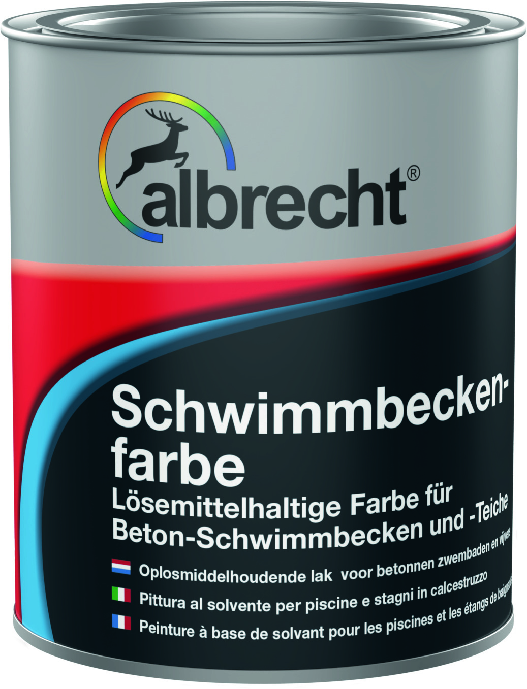 Albrecht Schwimmbeckenfarbe seegrün, seidenglänzend, 2,5 l Albrecht Schwimmbeckenfarbe seegrün, seidenglänzend, 2,5 l