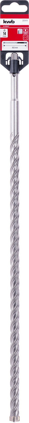Kwb Hammerbohrer HB4X, 14 x 460 mm SB Kwb Hammerbohrer HB4X, 14 x 460 mm SB