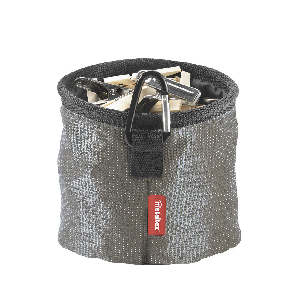 736325_405195000_2 METALTEX WÄSCHEKLAMMERBEUTEL M. KARABINERHACKEN