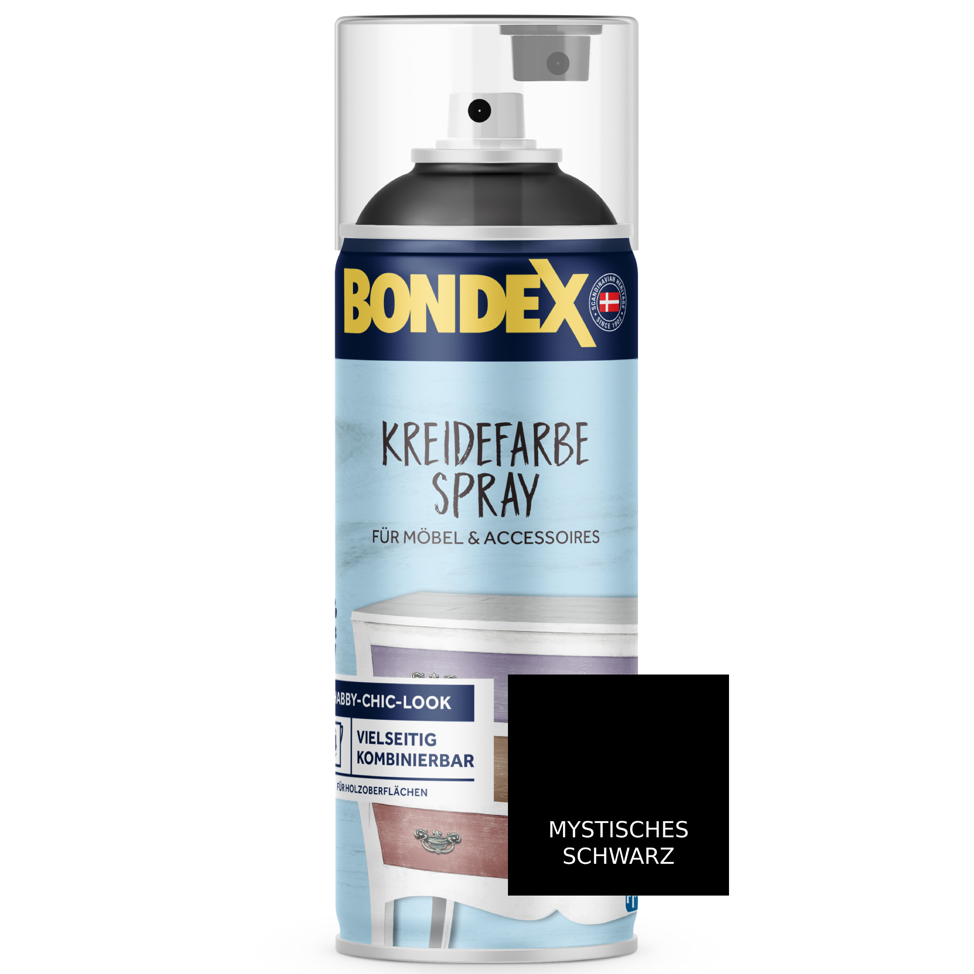 Bondex Kreidefarbe Spray mystisches schwarz, 0,4 l Bondex Kreidefarbe Spray mystisches schwarz, 0,4 l
