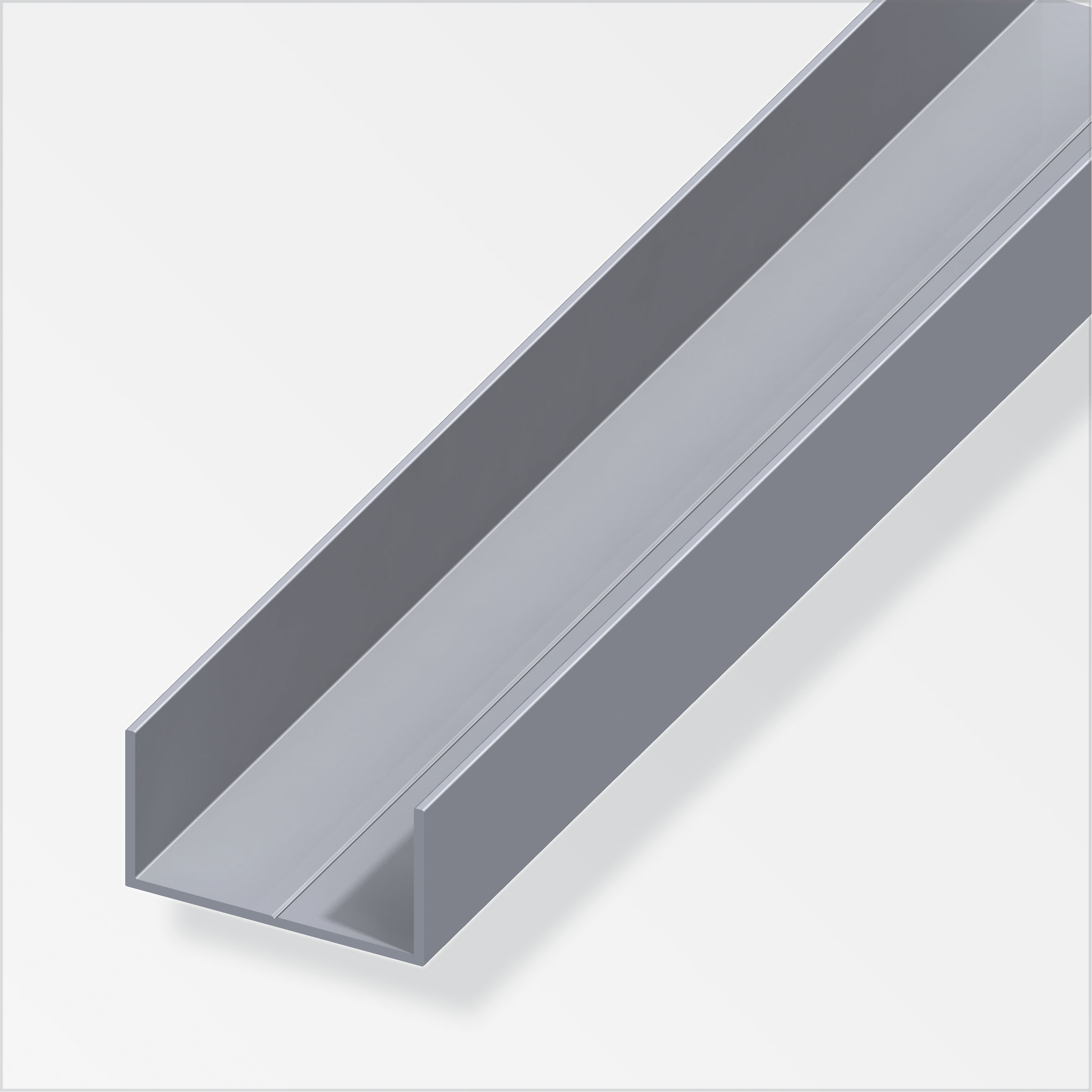Alfer Rechteck-U 23,5 x 43,5 x 1,5 mm, alu