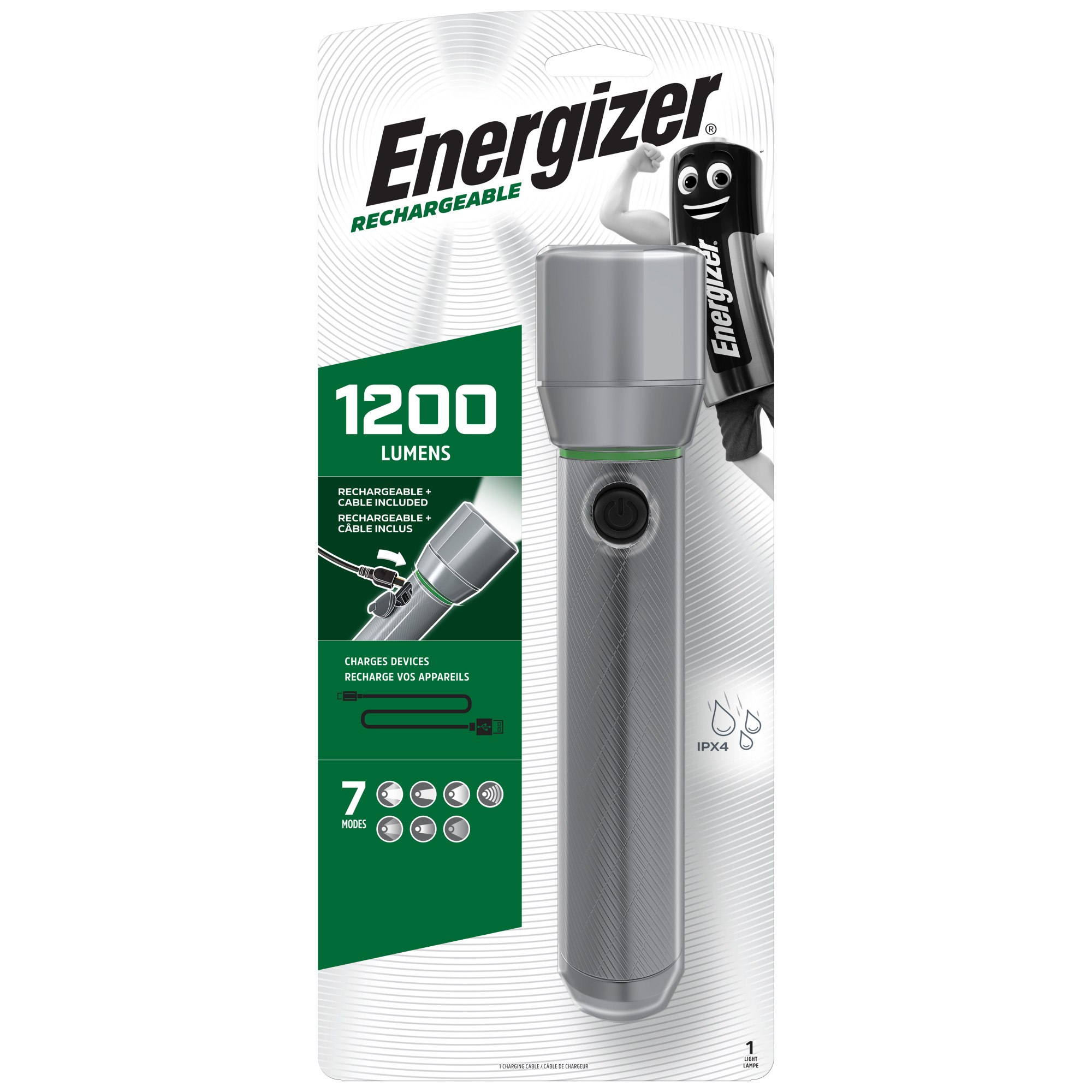 Energizer Taschenlampe Vision HD Focus Rechargeable