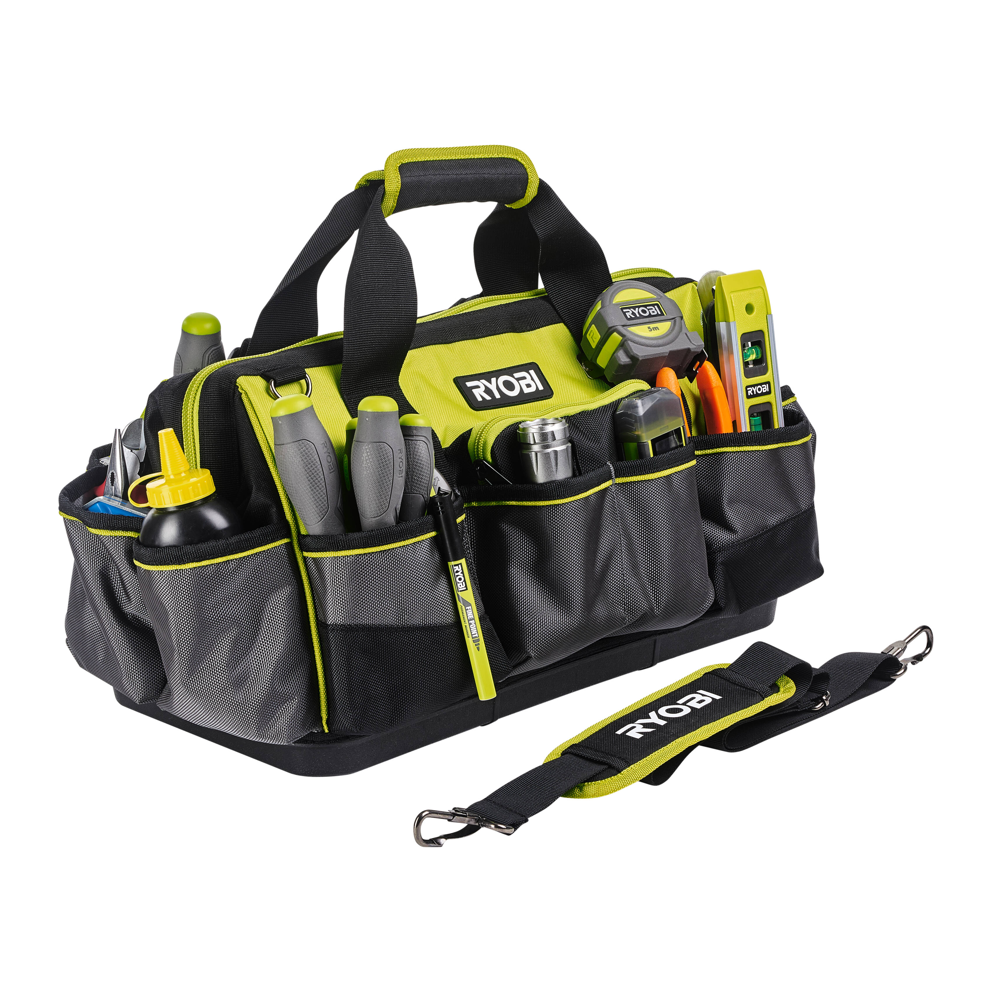 839895-RSSMTB1-Hero_4 Ryobi Handwerkertasche mit Schultergurt RSSMTB1