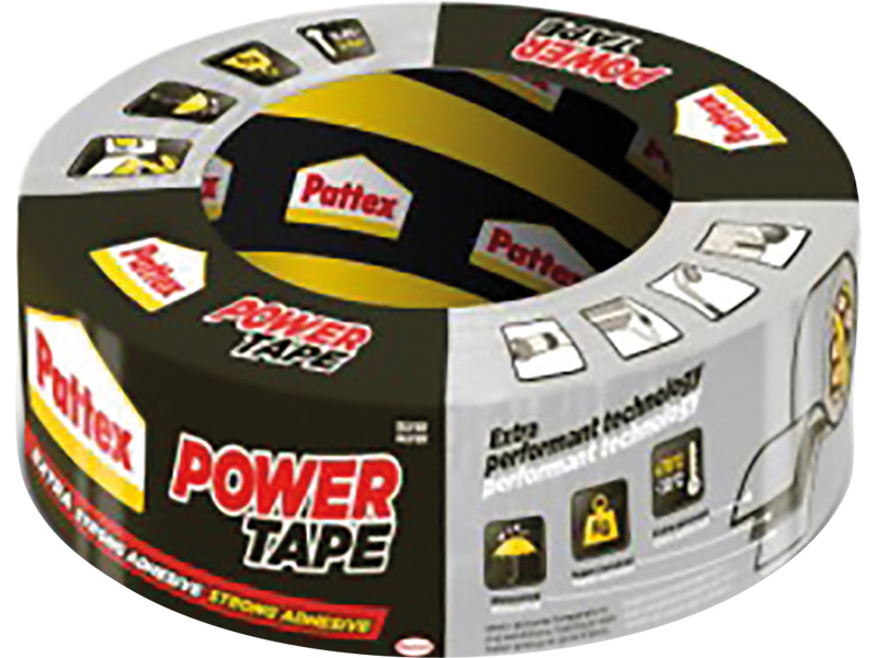 Pattex Power Tape silber Rolle, 50 m x 50 mm