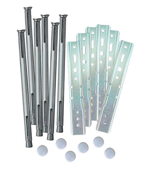 Roro Montageschrauben-Wandankerset, je 6 Stück, sortiert