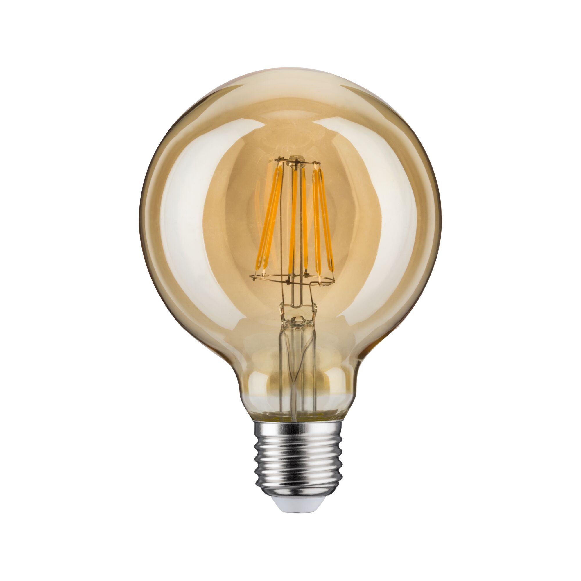 Paulmann LED G95, 680lm, E27, 6,5W, gold, 2500K, 230V Paulmann LED G95, 680lm, E27, 6,5W, gold, 2500K, 230V