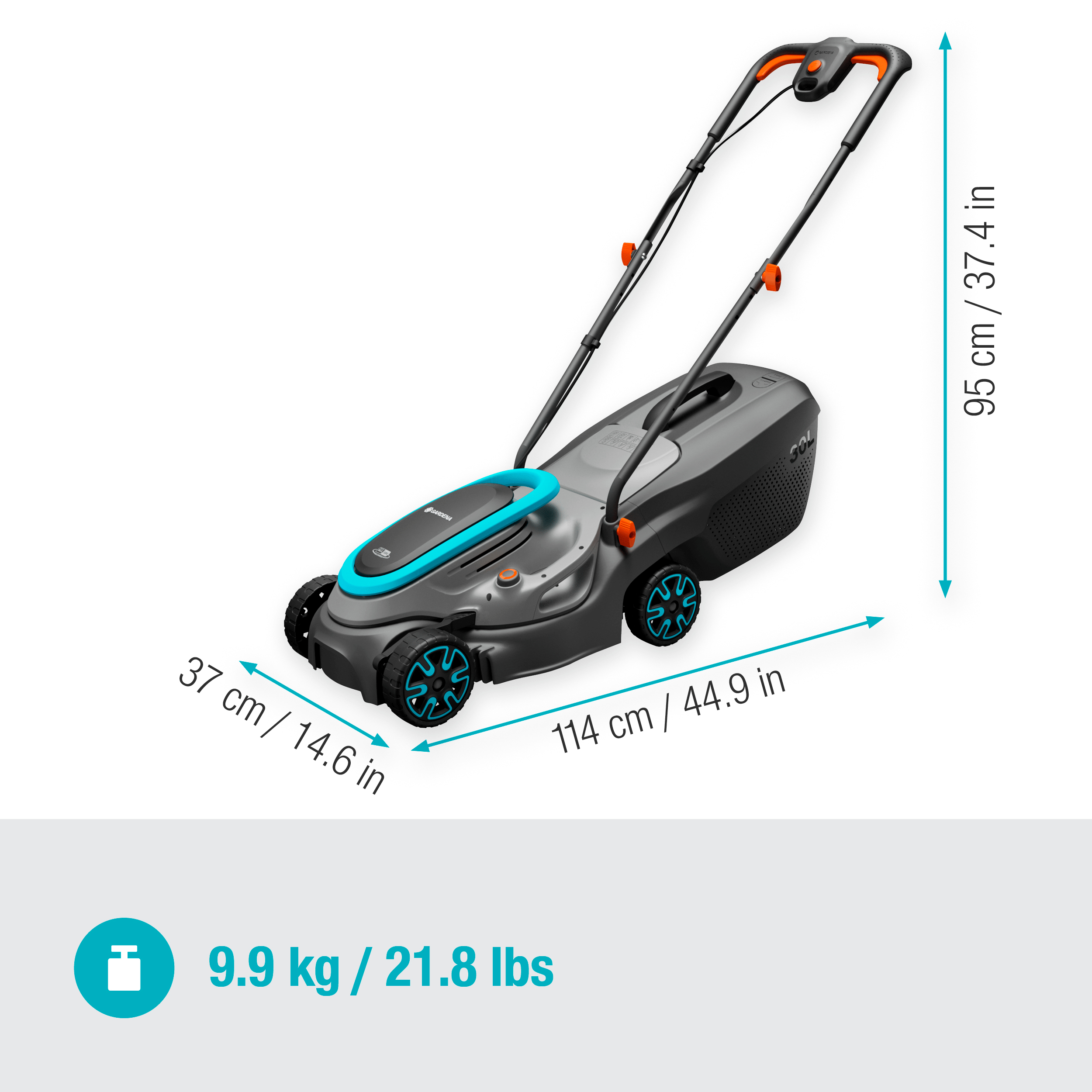 Gardena Akku-Rasenmäher PowerMax 32/18V P4A solo Gardena Akku-Rasenmäher PowerMax 32/18V P4A solo