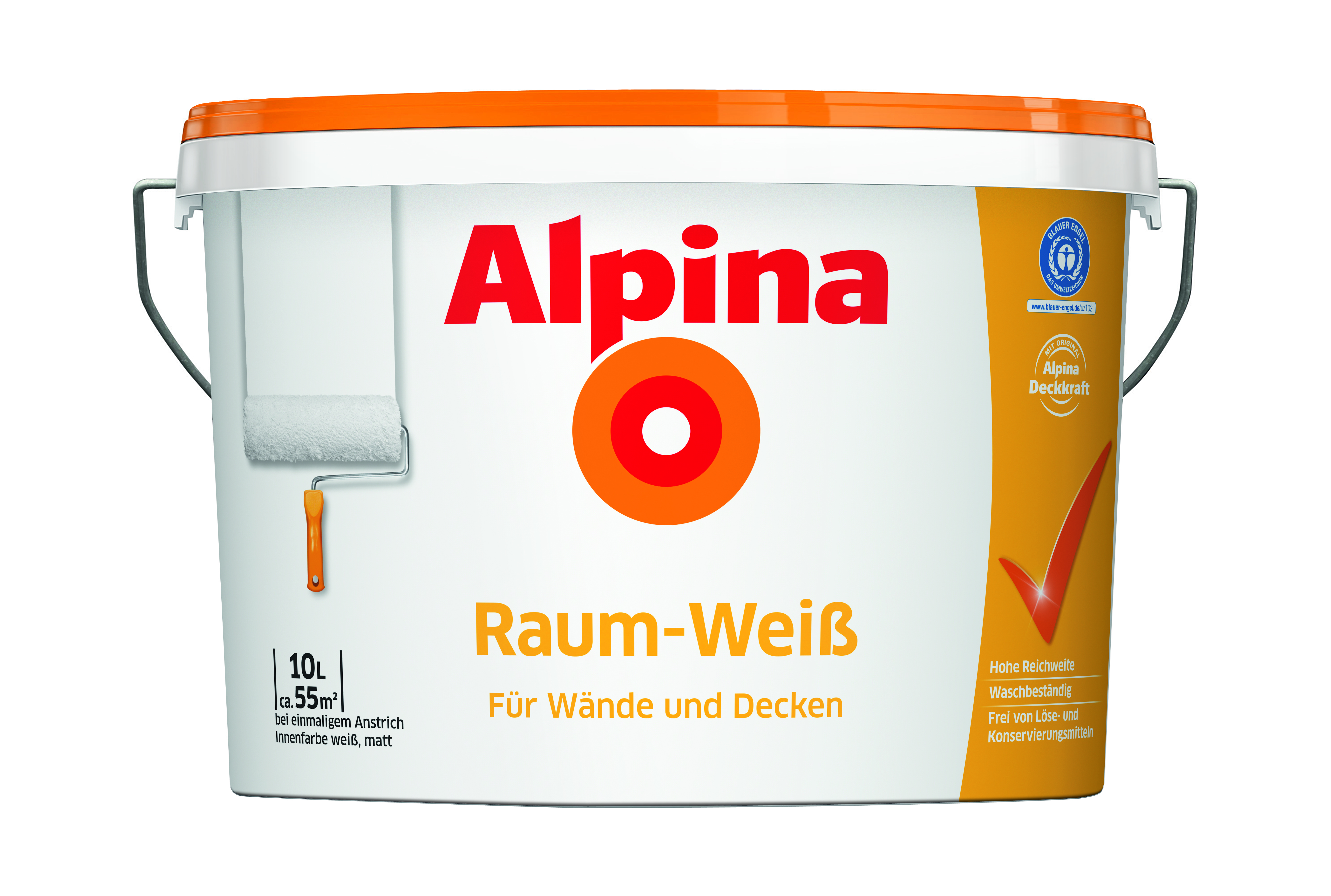 907167_Raum_Weiss_10L_F-2 Alpina Raumweiß, 10 L