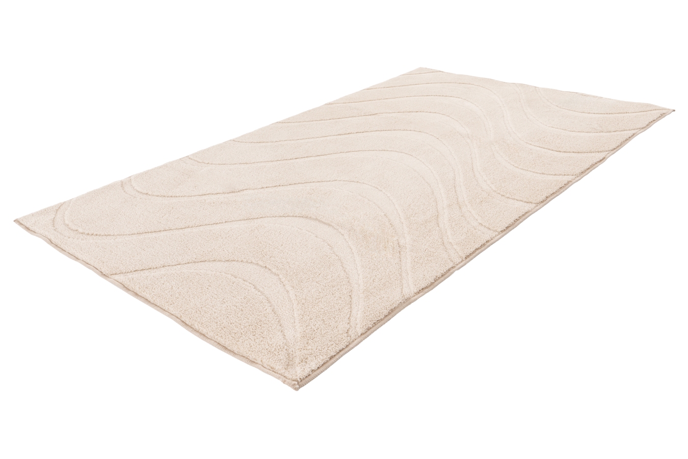 Lalee Badteppich Lina beige, 40 x 60 cm