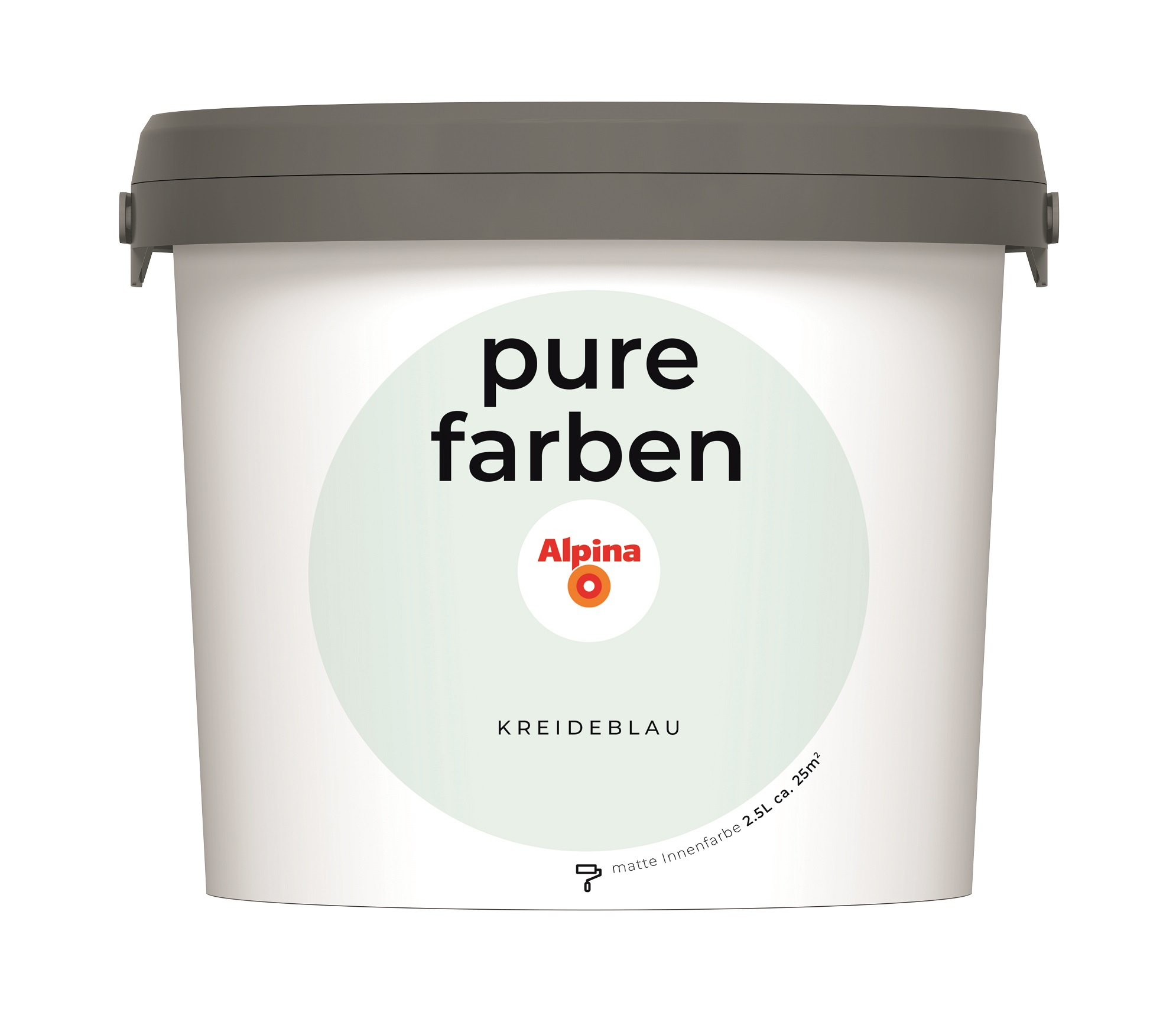 Alpina Pure Farben Kreideblau, 2,5 Liter