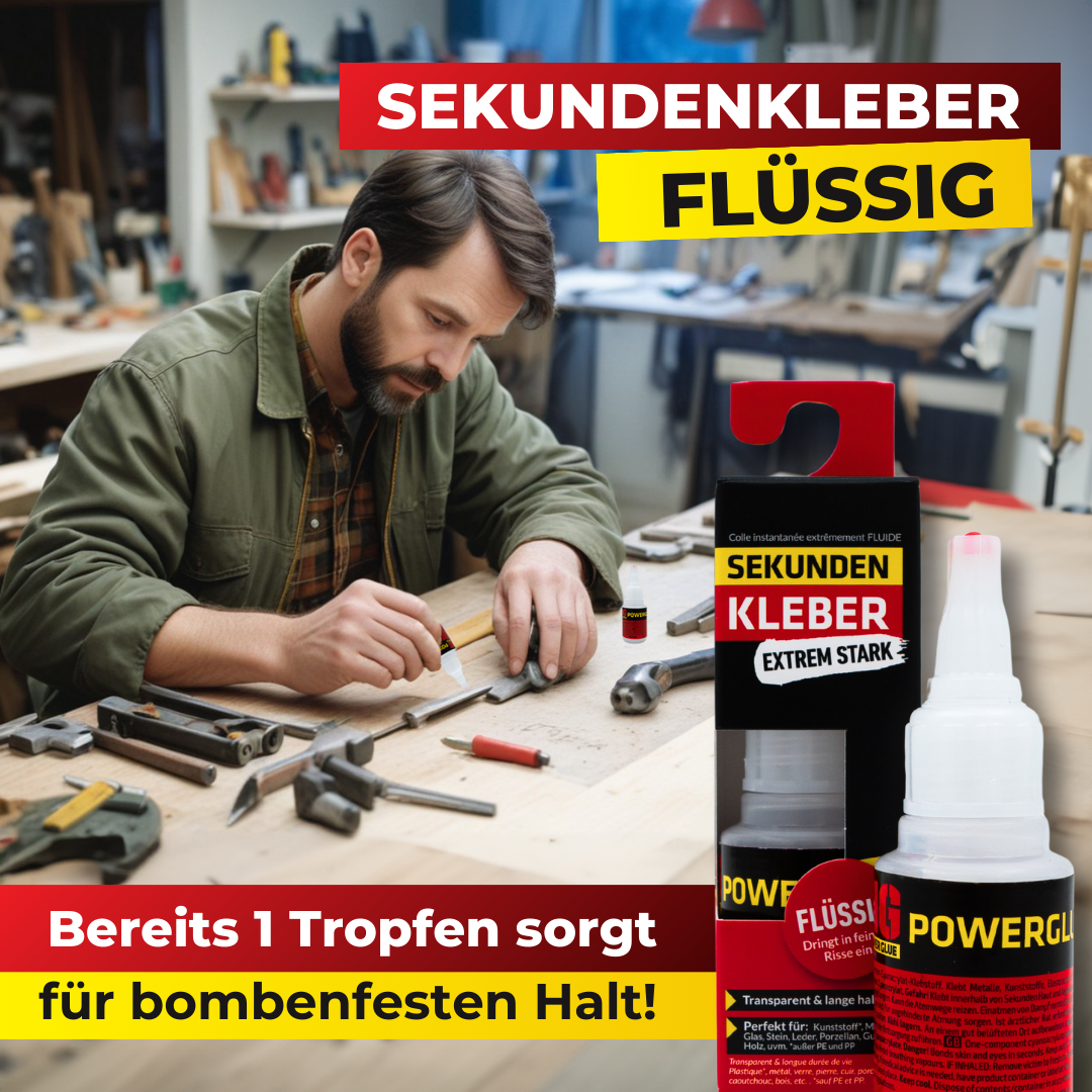 HG Power Glue Sekundenkleber dünn, 20 g