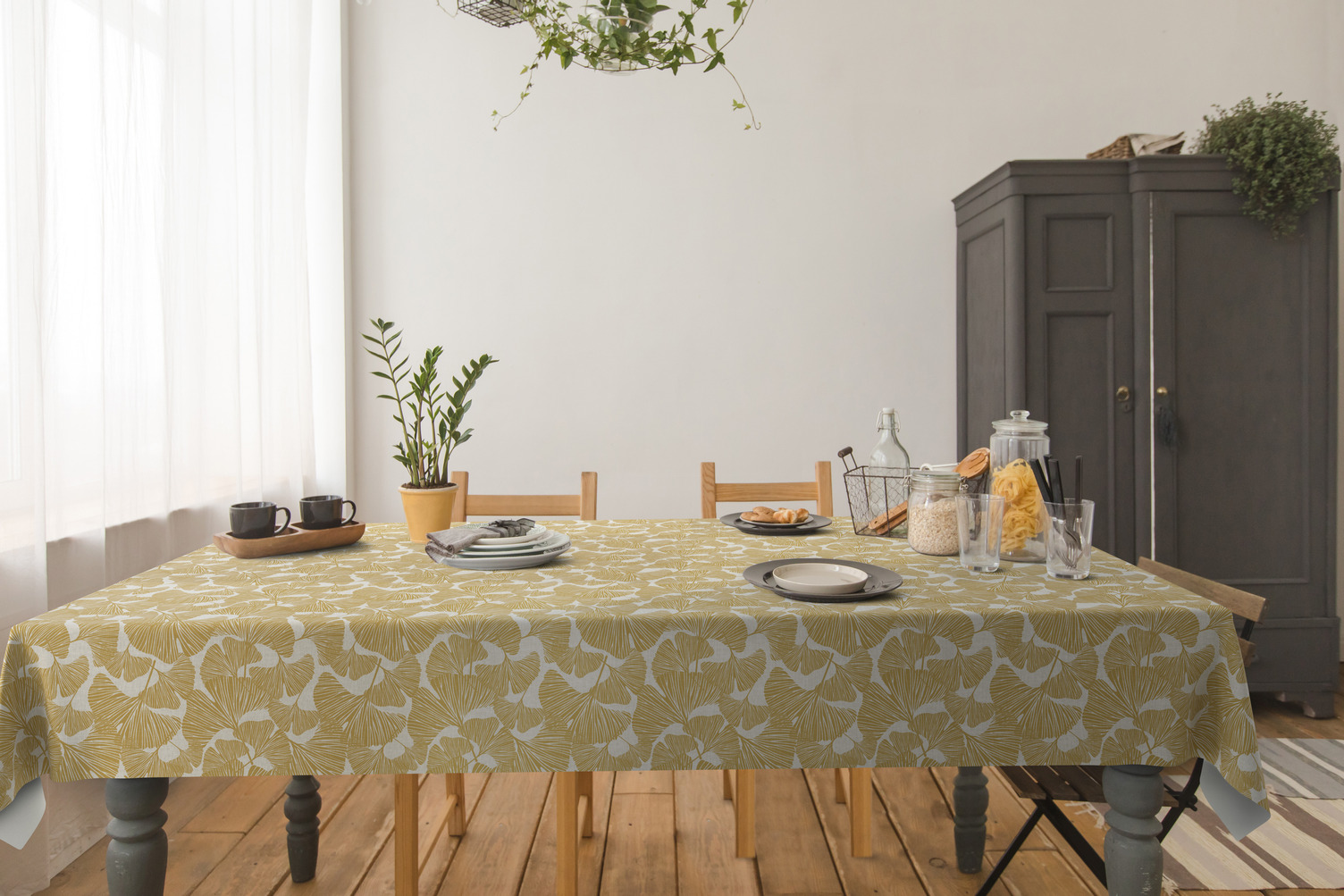 d-c-fix Tischdecke Bergamo Ginkgo honey, 138 cm x 15 m d-c-fix Tischdecke Bergamo Ginkgo honey, 138 cm x 15 m
