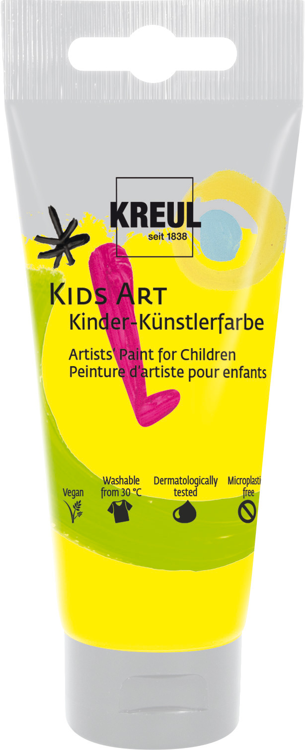 Kreul Kids Art Kinder-Künstlerfarbe Primärgelb, 75 ml Kreul Kids Art Kinder-Künstlerfarbe Primärgelb, 75 ml
