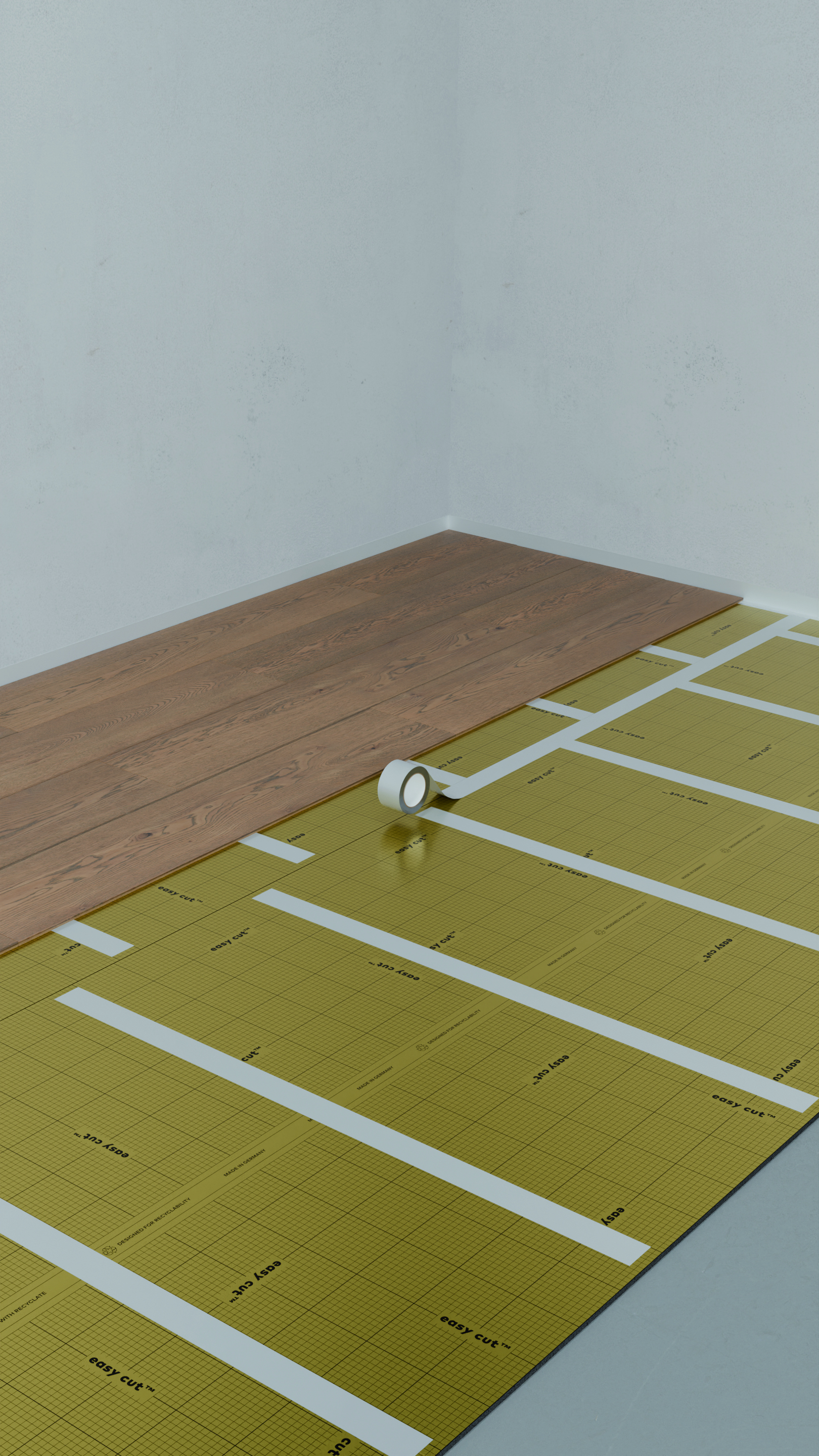 SELITAC Laminat- und Parkettunterlage pro+ 10 mm, 0,5 x 1,2 m, 6 m²