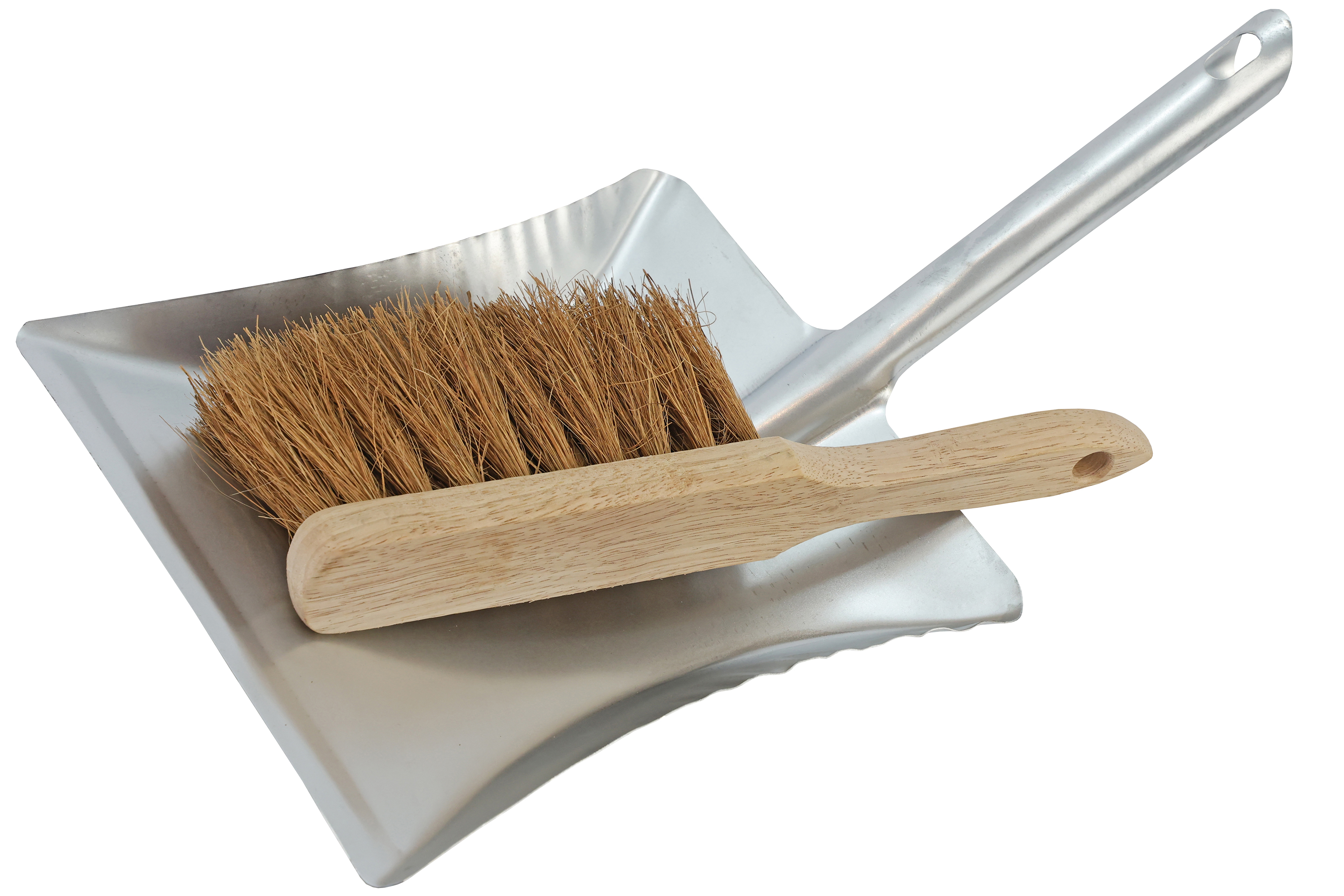 Bürstenmann Outdoor-Kehrgarnitur 2-teilig FSC®, Kokos (L 38 cm x B 24 cm)