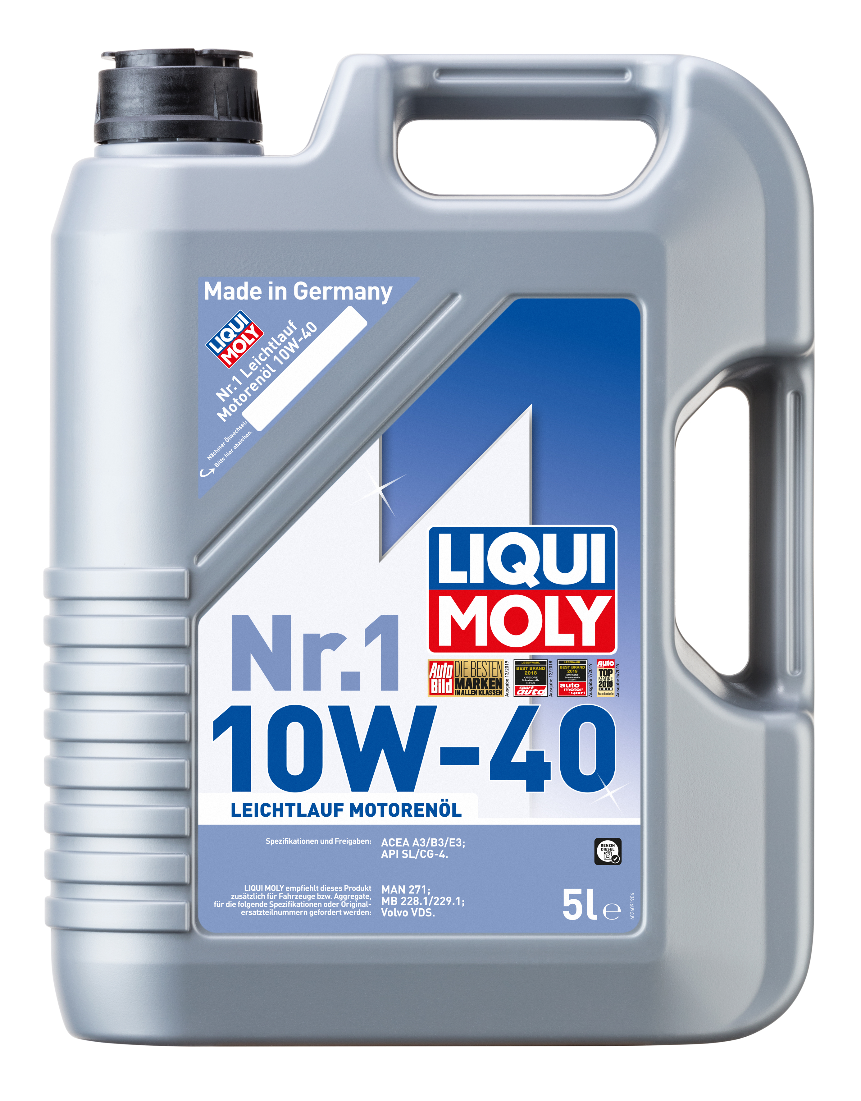 LIQUI MOLY NR.1 LEICHTLAUF ÖL 10W-40 5L