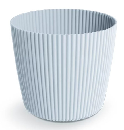 Prosperplast Blumentopf Milly Rund, Ø 12,9 cm, hellgrau