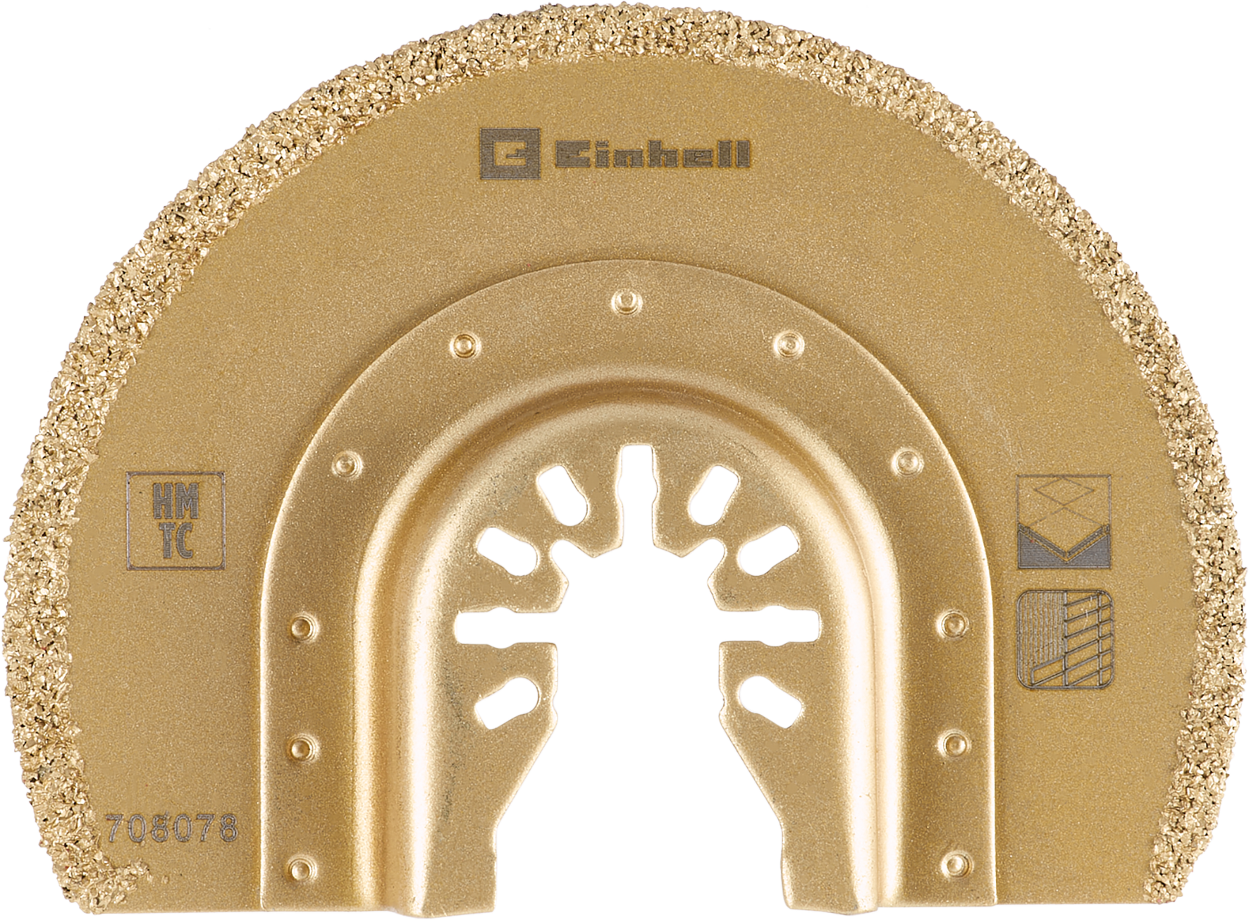 Einhell HM-Sägeblatt mit Universalaufnahme, halbrund, Ø 87 x 0,8 mm