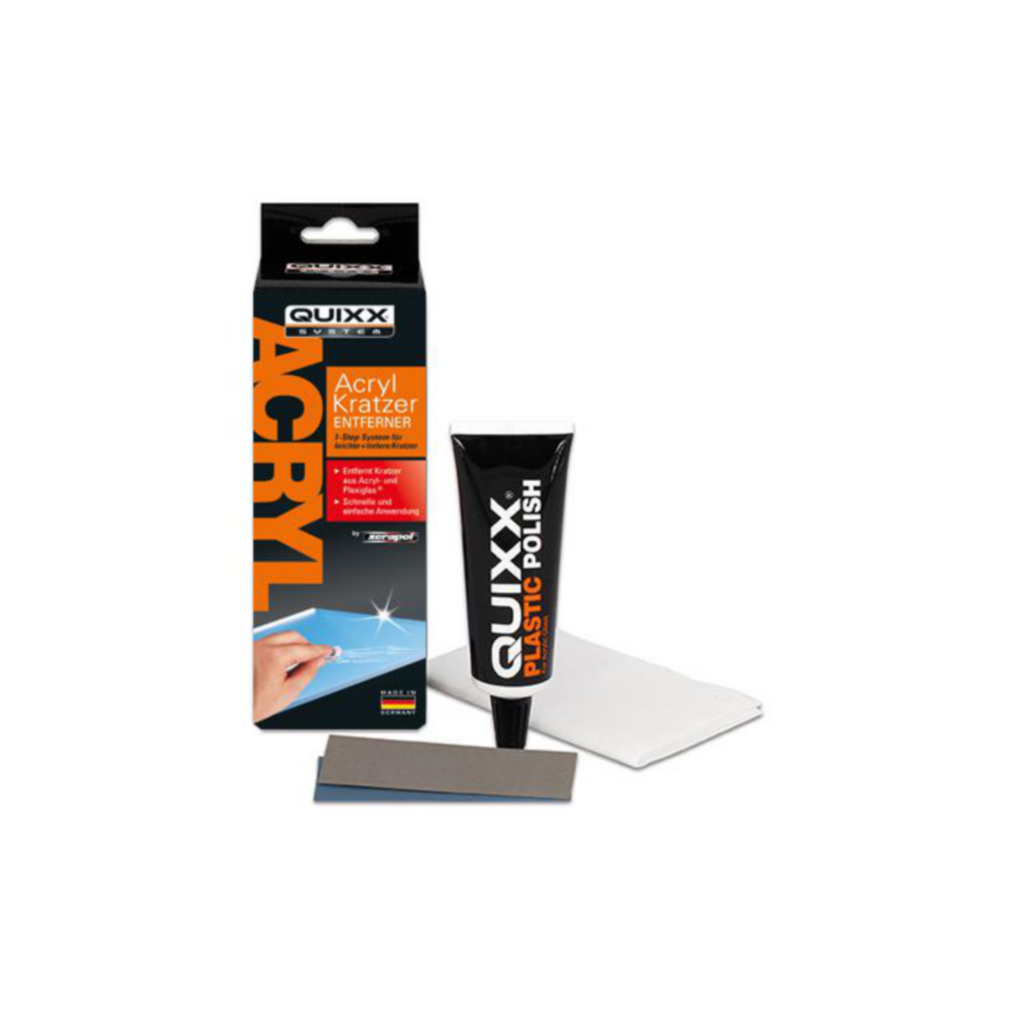 QUIXX Acryl Kratzer-Entferner, 4-teilig QUIXX Acryl Kratzer-Entferner, 4-teilig