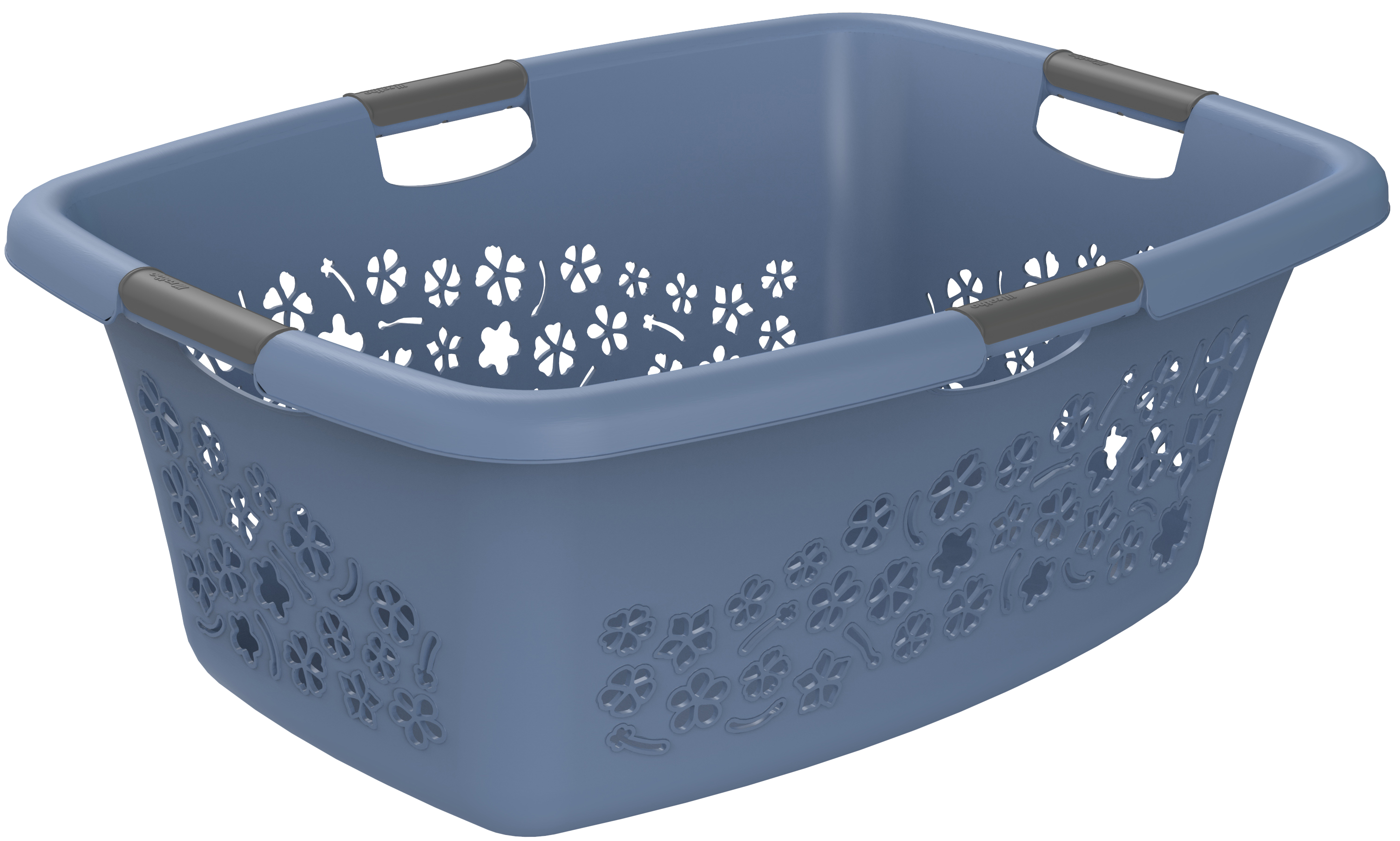 1756706161HhLgBFn5PBSZo Rotho Wäschekorb Flowers 50L, blau