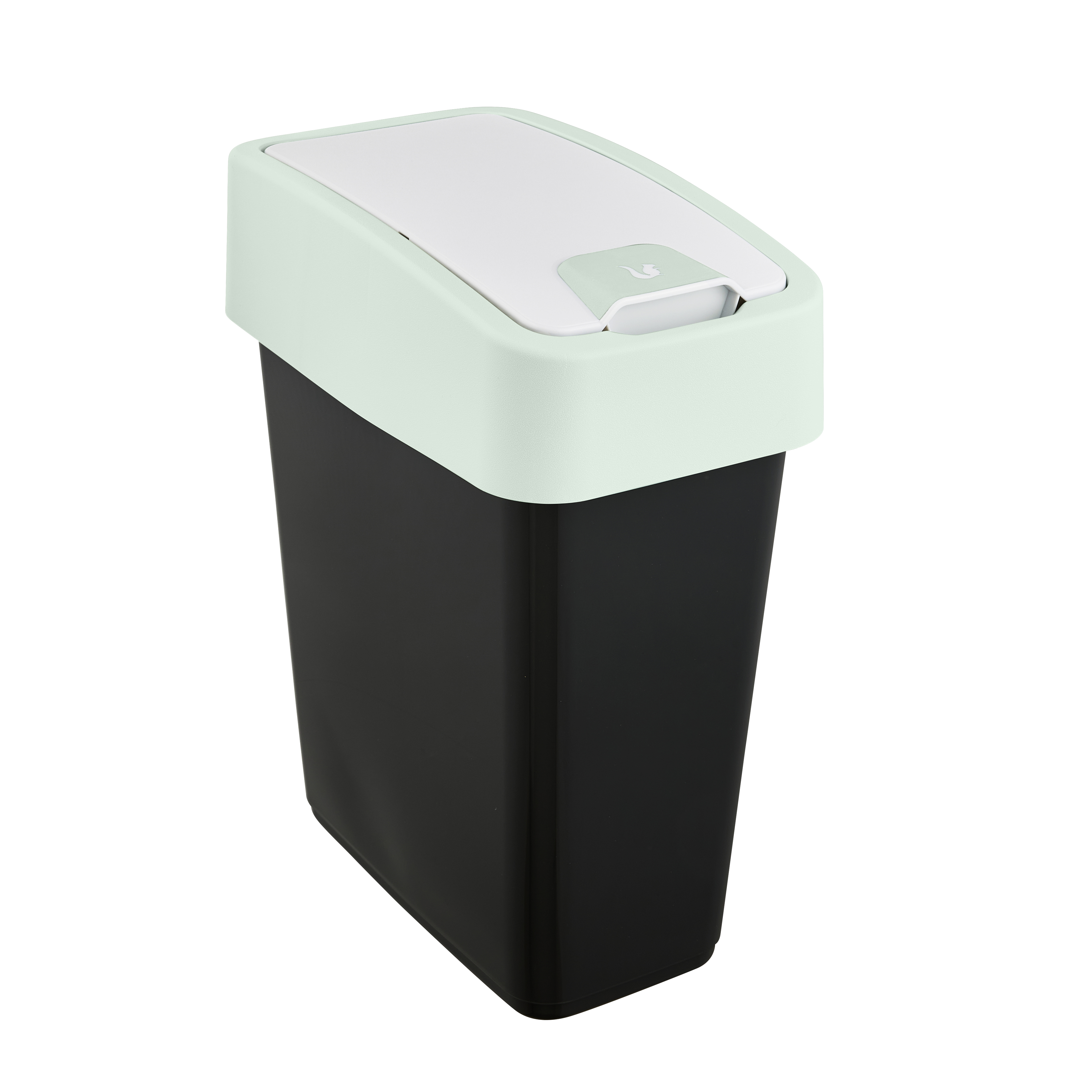 Keeeper Abfallbehälter magne mit Flip-Deckel, 10 l, soft green
