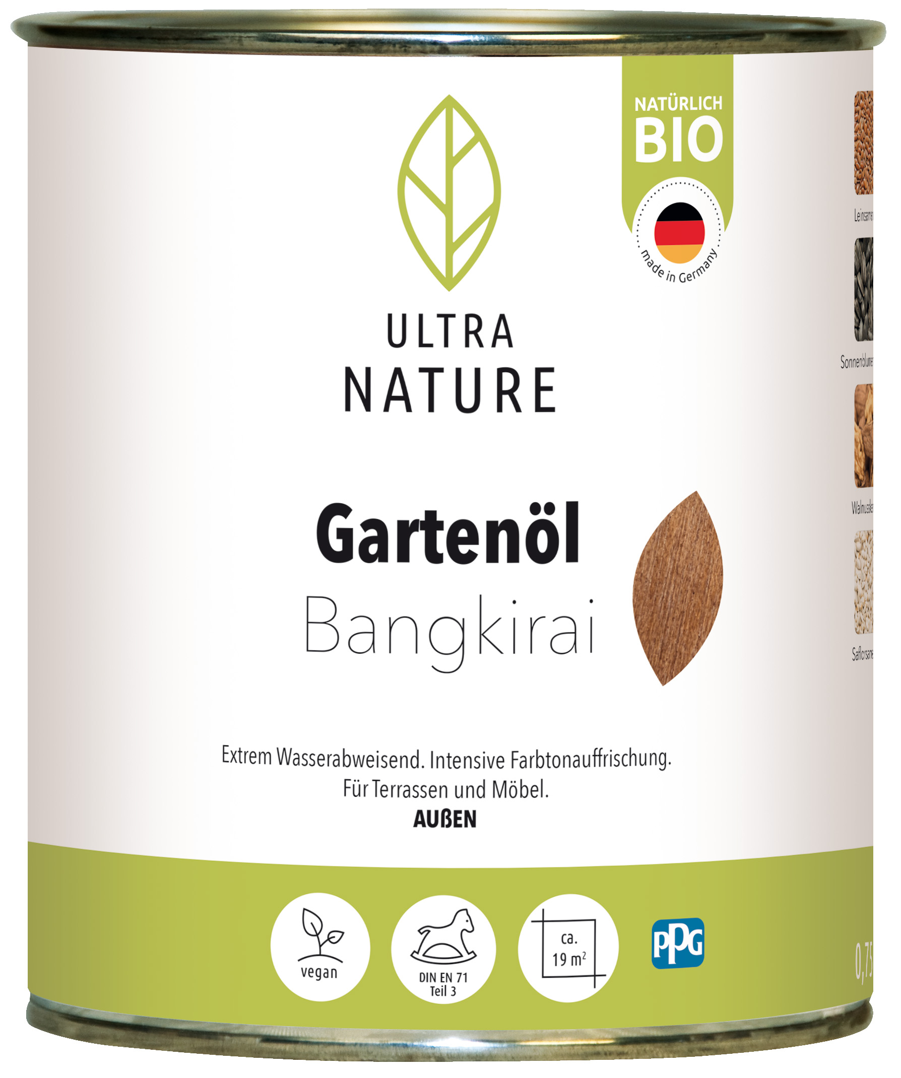 Ultra Nature Garten Öl Bangkirai, 0,75 l Ultra Nature Garten Öl Bangkirai, 0,75 l