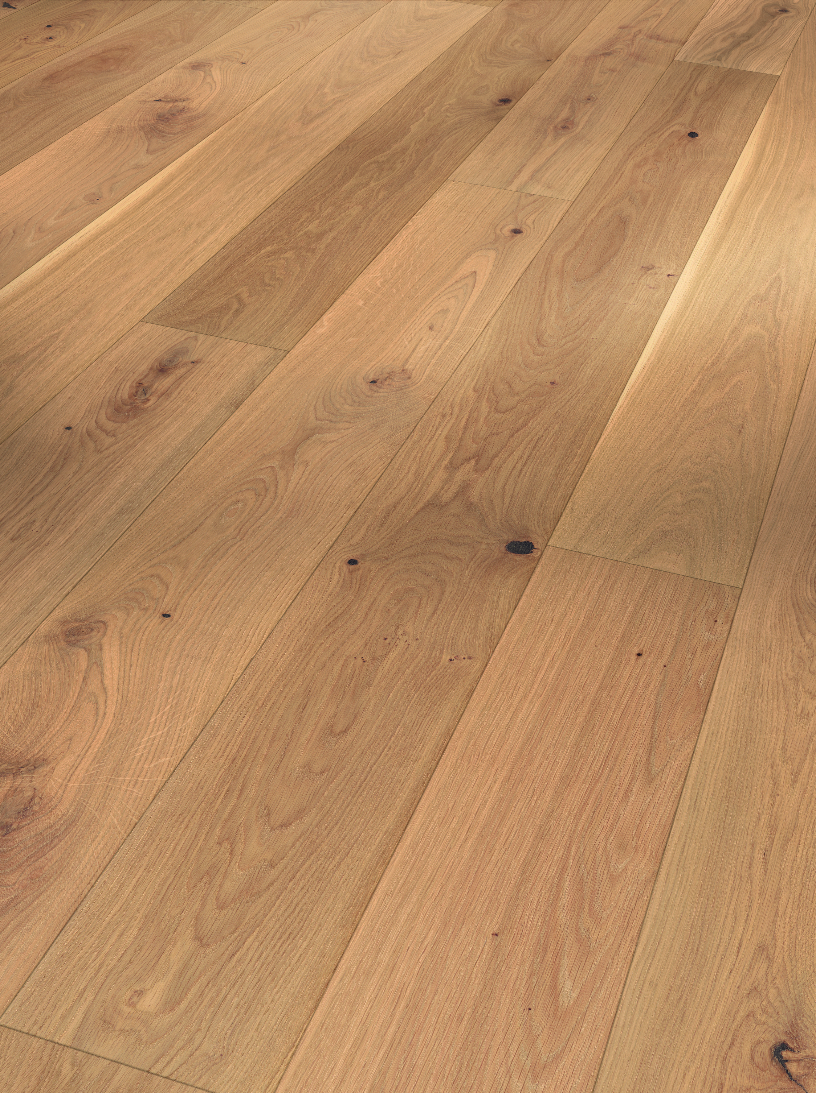 Parador Sonder Parkett Basic 11-5 Rustikal Eiche leicht weiß matt lackiert Landhausdiele 4-seitige Minifase