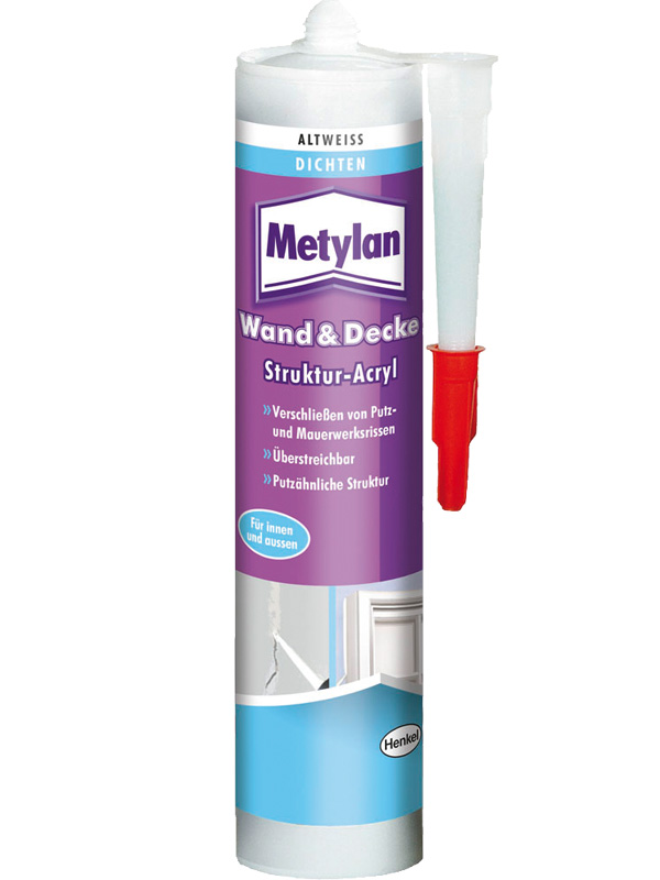 4015000422871 Metylan Putz & Fassade Struktur-Acryl, altweiß