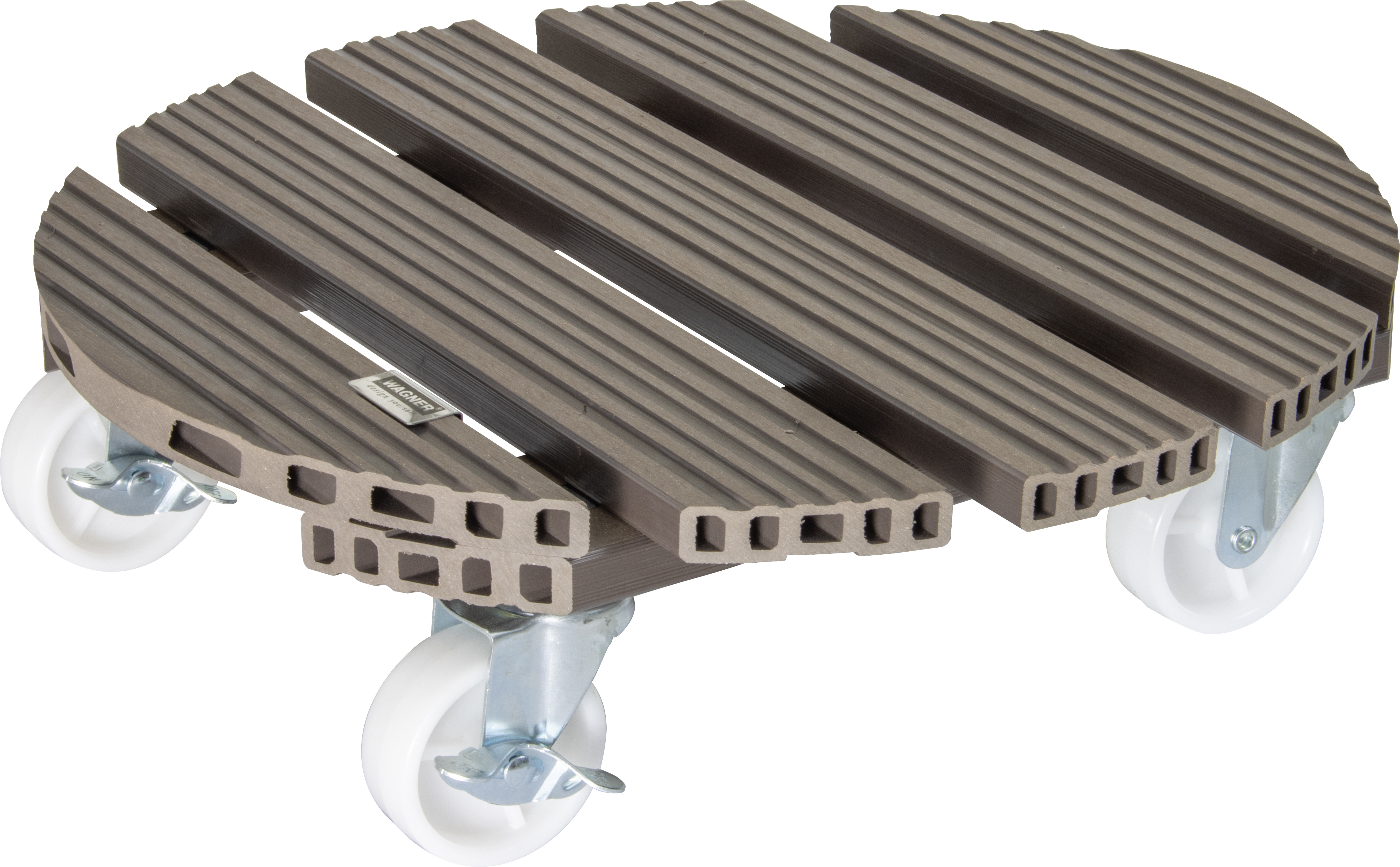 Wagner Pflanzenroller WPC, Ø 385 mm, taupe