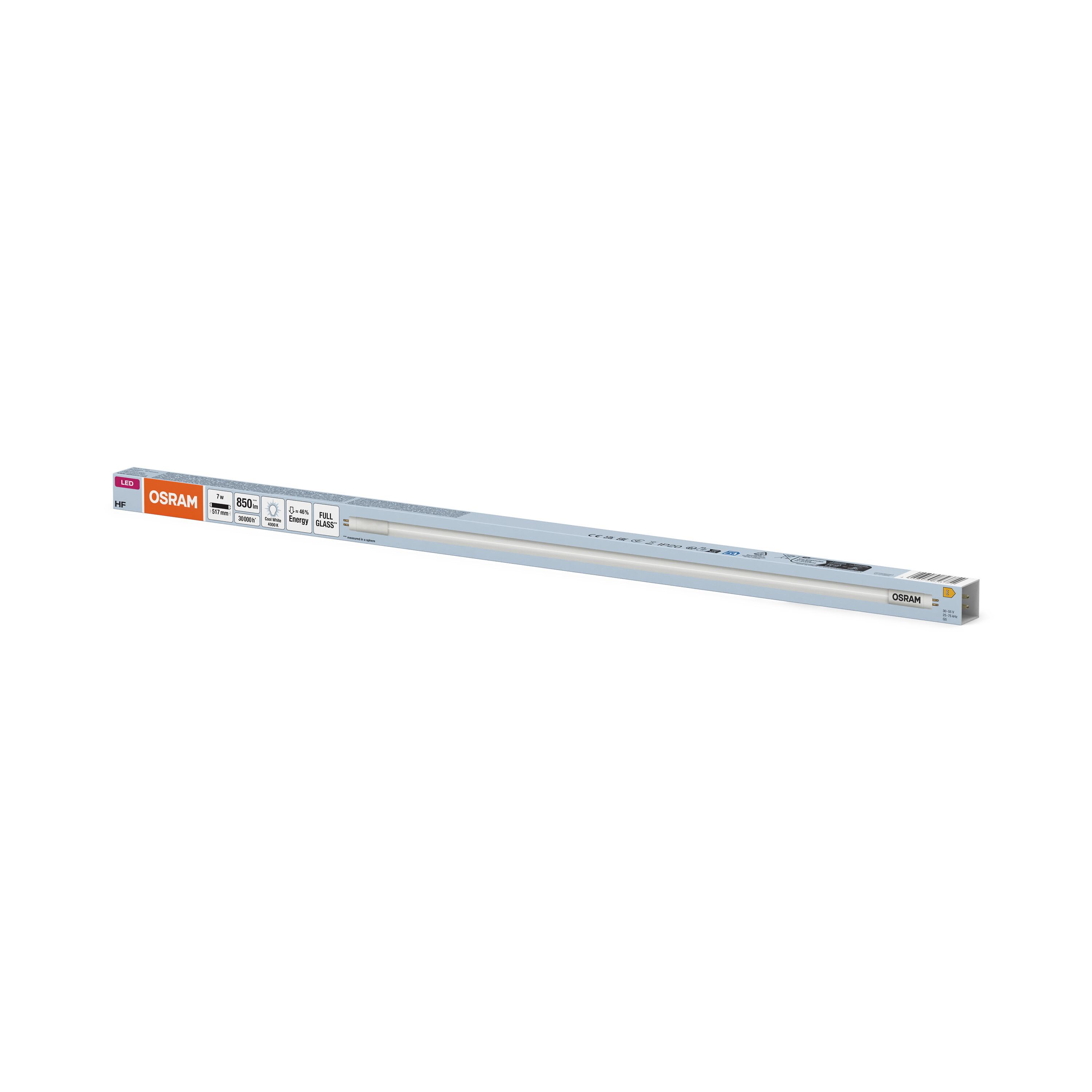 Osram LED Röhre TUBE T5HF, 517 mm, kaltweiß