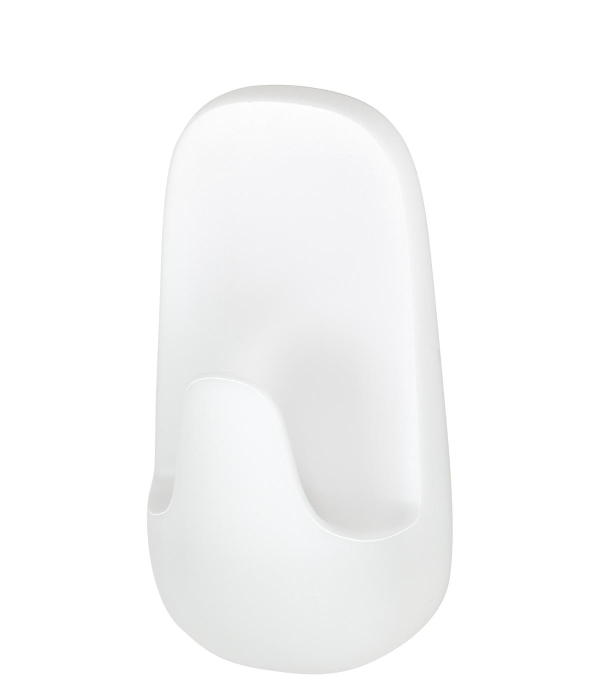 tesa Powerstrips Selbstklebeneder Haken Waterproof Large, Plastik weiß