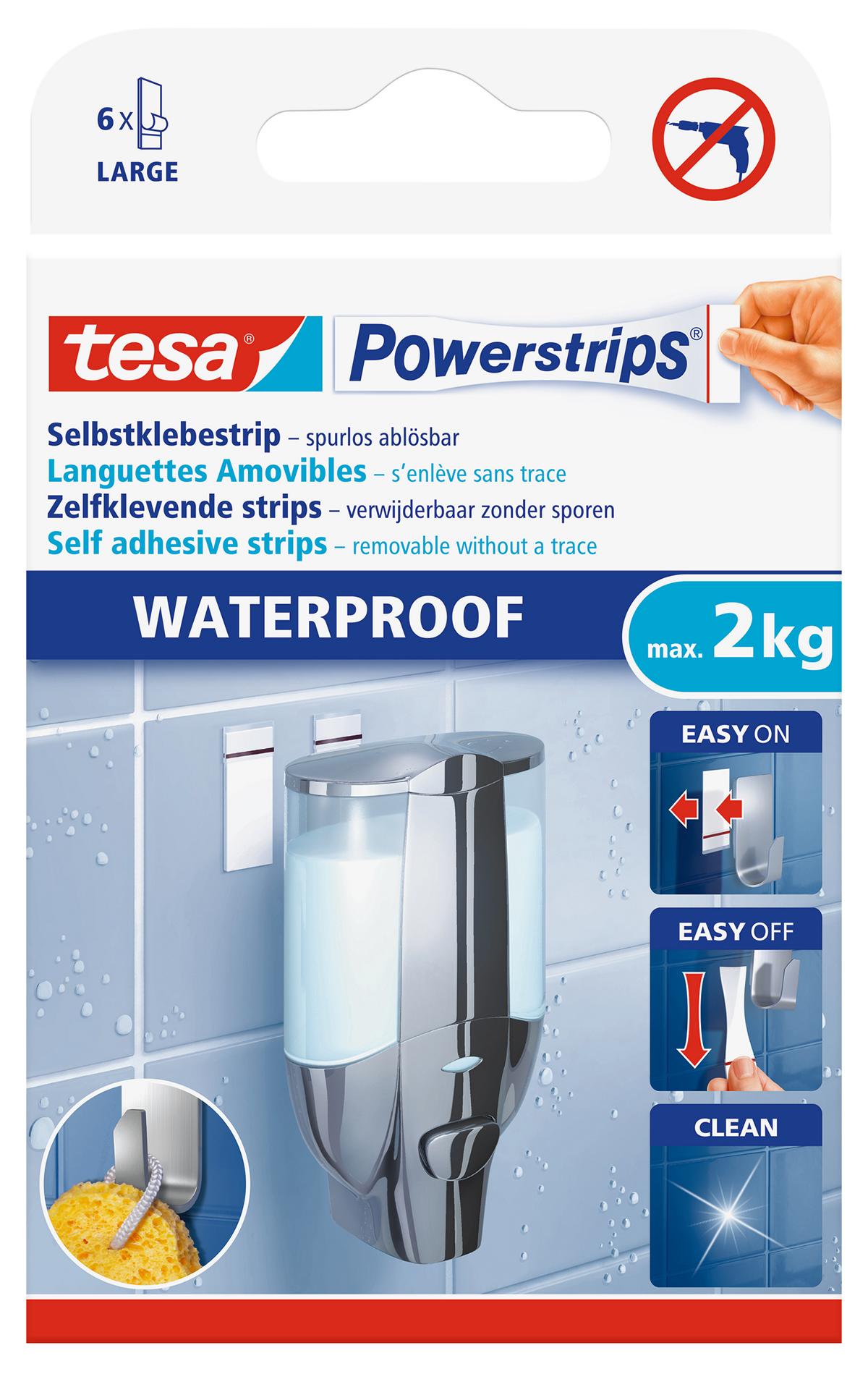 tesa_powerstrips_nart-597000000003_li406_front tesa Powerstrips Selbstklebestrip Waterproof
