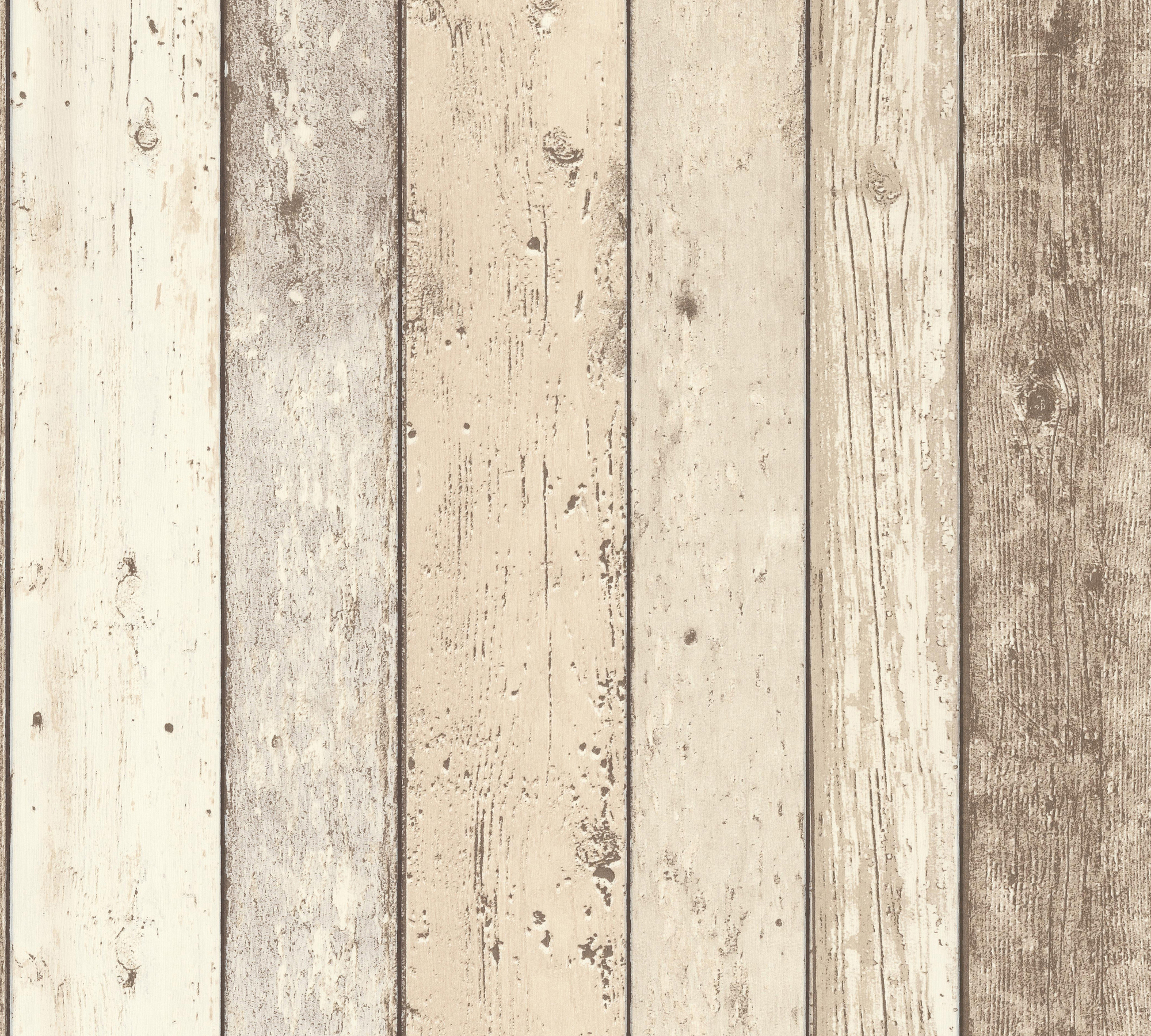 A.S. Création Vliestapete, holzoptik beige creme – paneeltapete im vintage shabby chic stil A.S. Création Vliestapete, holzoptik beige creme – paneeltapete im vintage shabby chic stil