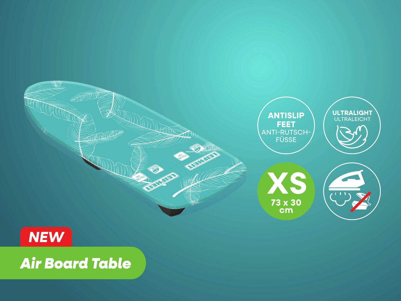 Leifheit Tischbügeltisch Air Board Table Compact, 73 x 30 cm