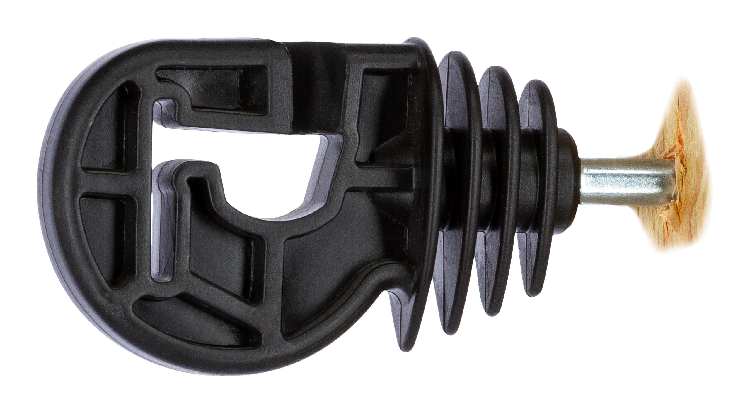 Kerbl Premium Kombi-Ringisolator schwarz