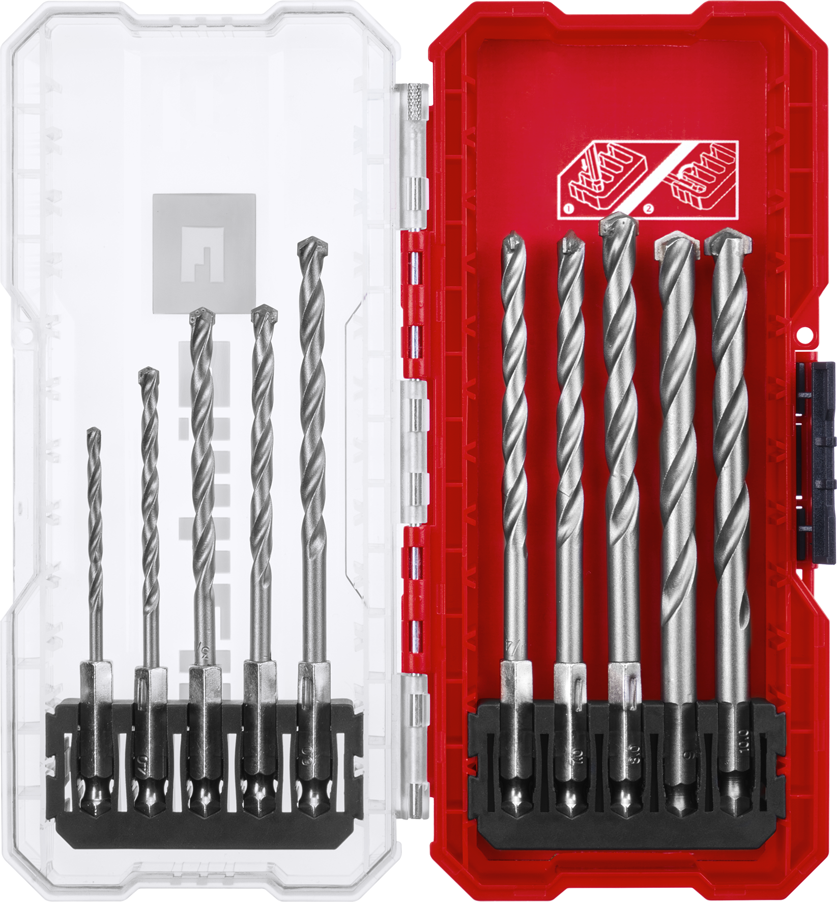 Einhell Steinbohrer-Set, S-CASE, 10-tlg.