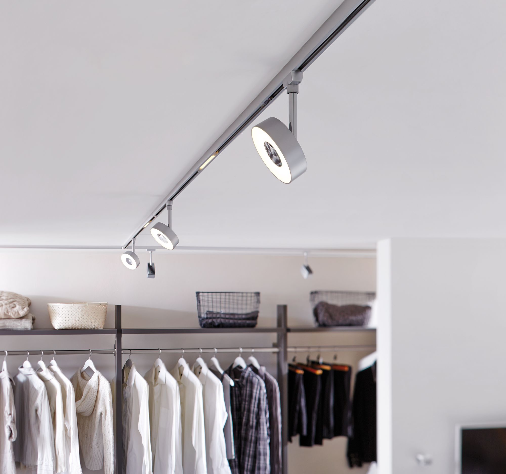 655155-3 PAULMANN URAIL SYSTEM LED SPOT CIRCLE 5W CHROMMATT