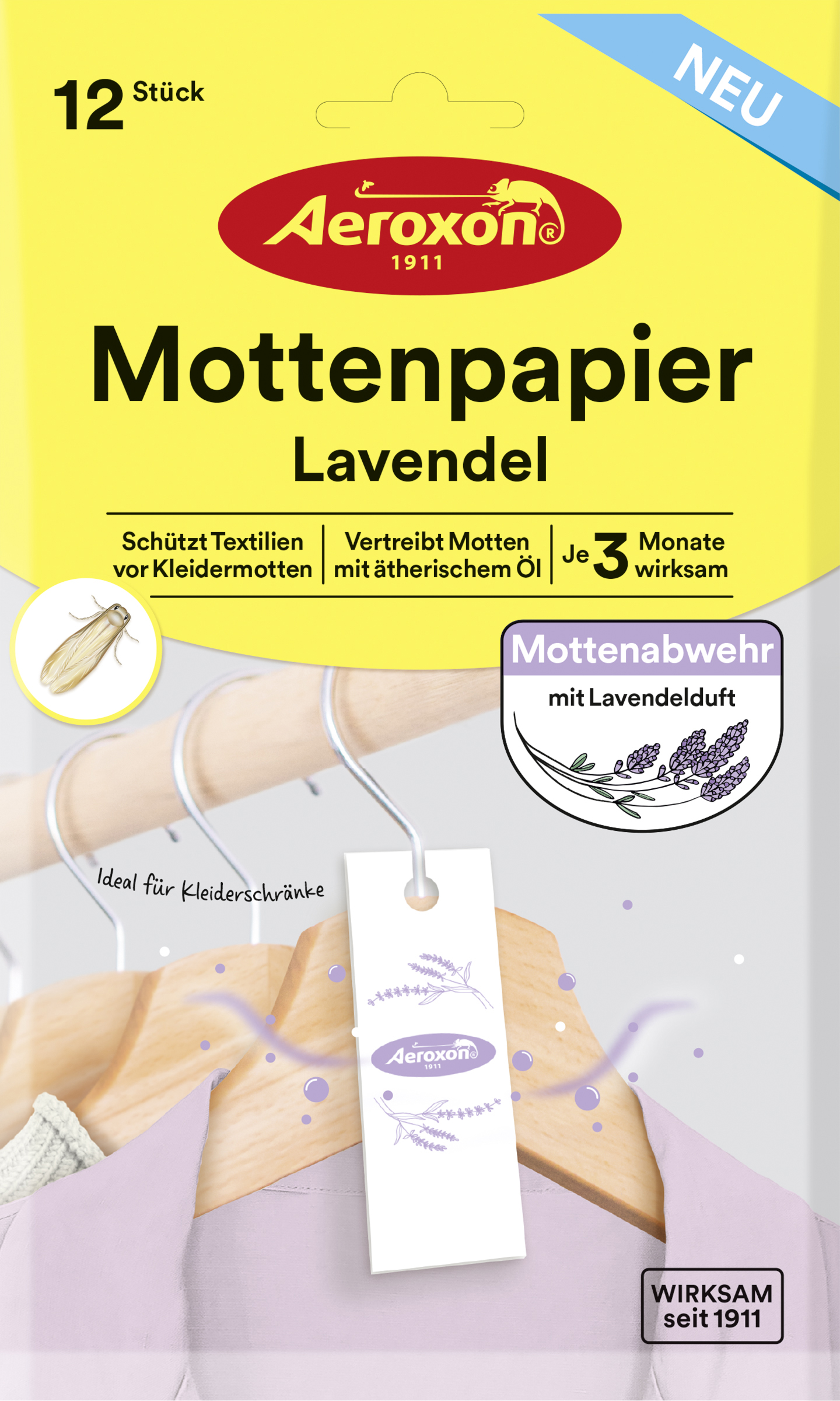 Aeroxon Mottenpapier Lavendel Aeroxon Mottenpapier Lavendel