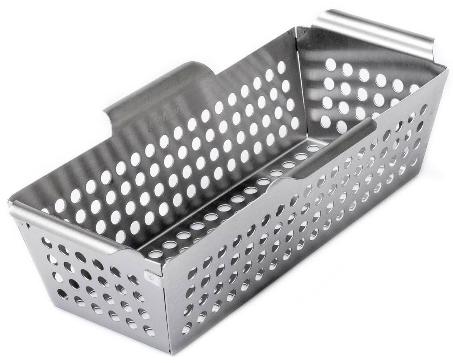 Grillfürst Edelstahl Gemüsekorb rechteckig, 27,5 cm x 13,5 cm x 8 cm