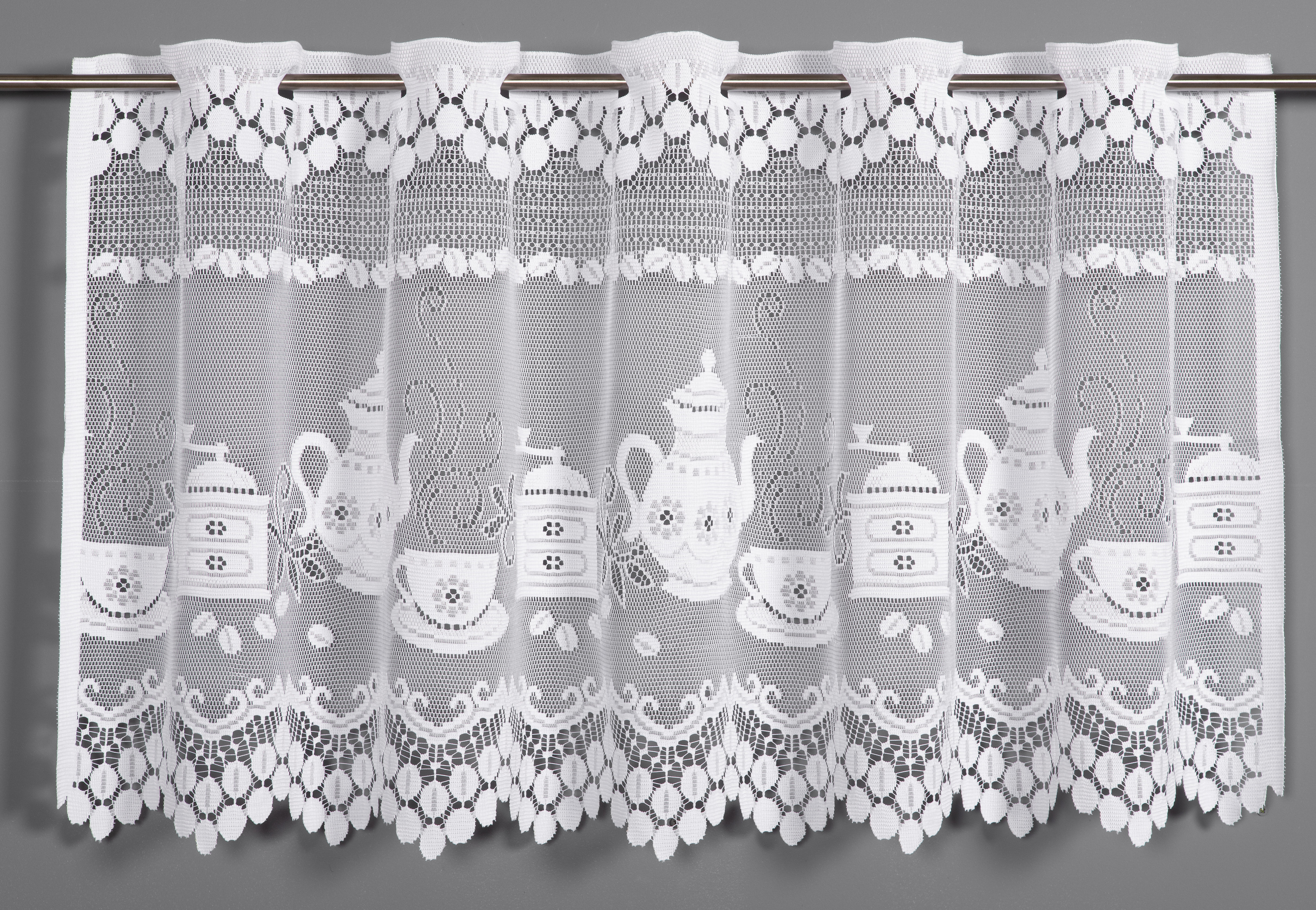 Sehlbach Fertiggardine weiß, 140 x 60 cm Sehlbach Fertiggardine weiß, 140 x 60 cm