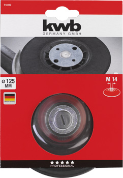 718112-300 Kwb Stützteller, 125 mm