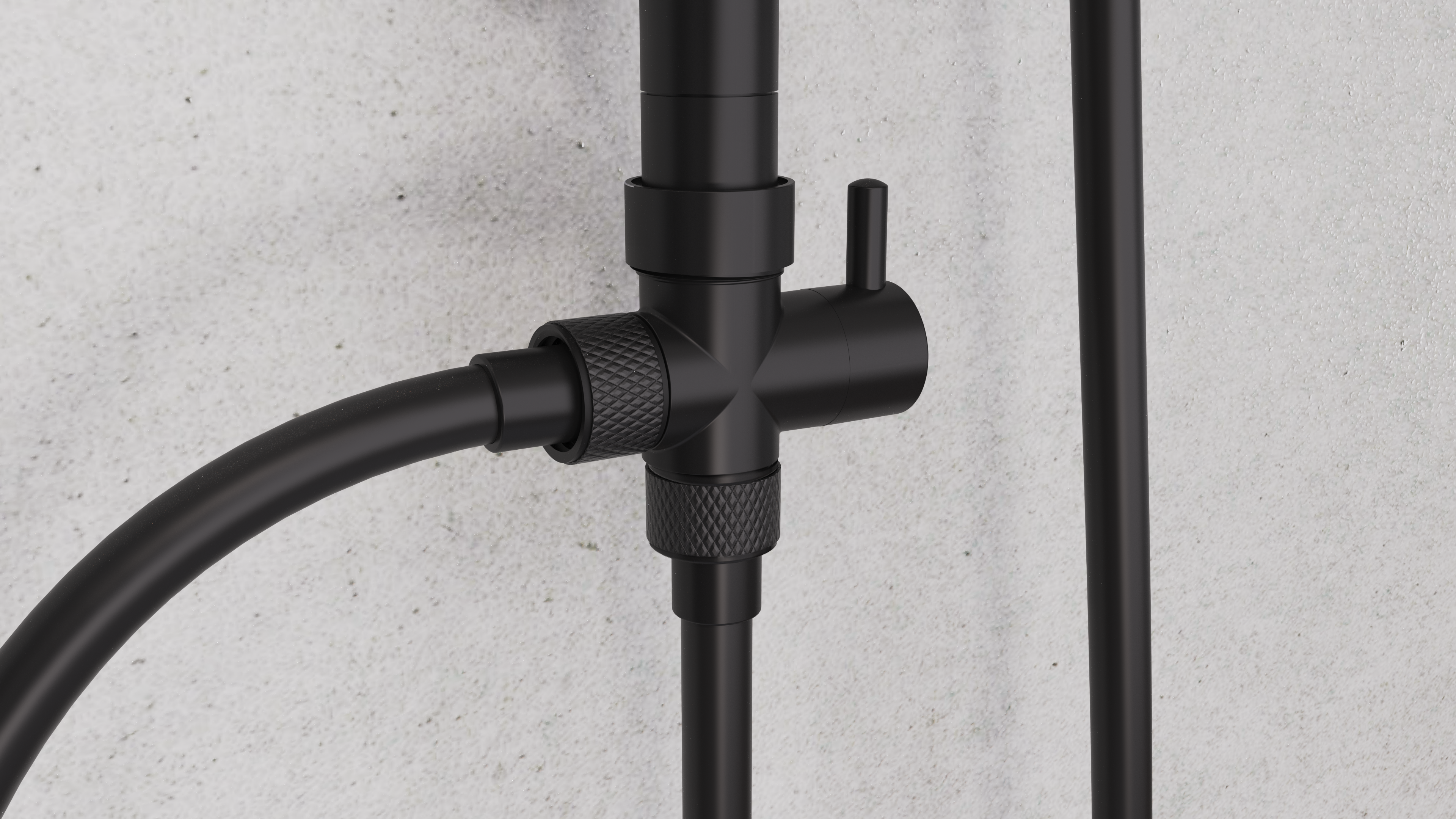 Schütte Überkopf-Brauseset Mallorca, Schwarz matt Schütte Überkopf-Brauseset Mallorca, Schwarz matt