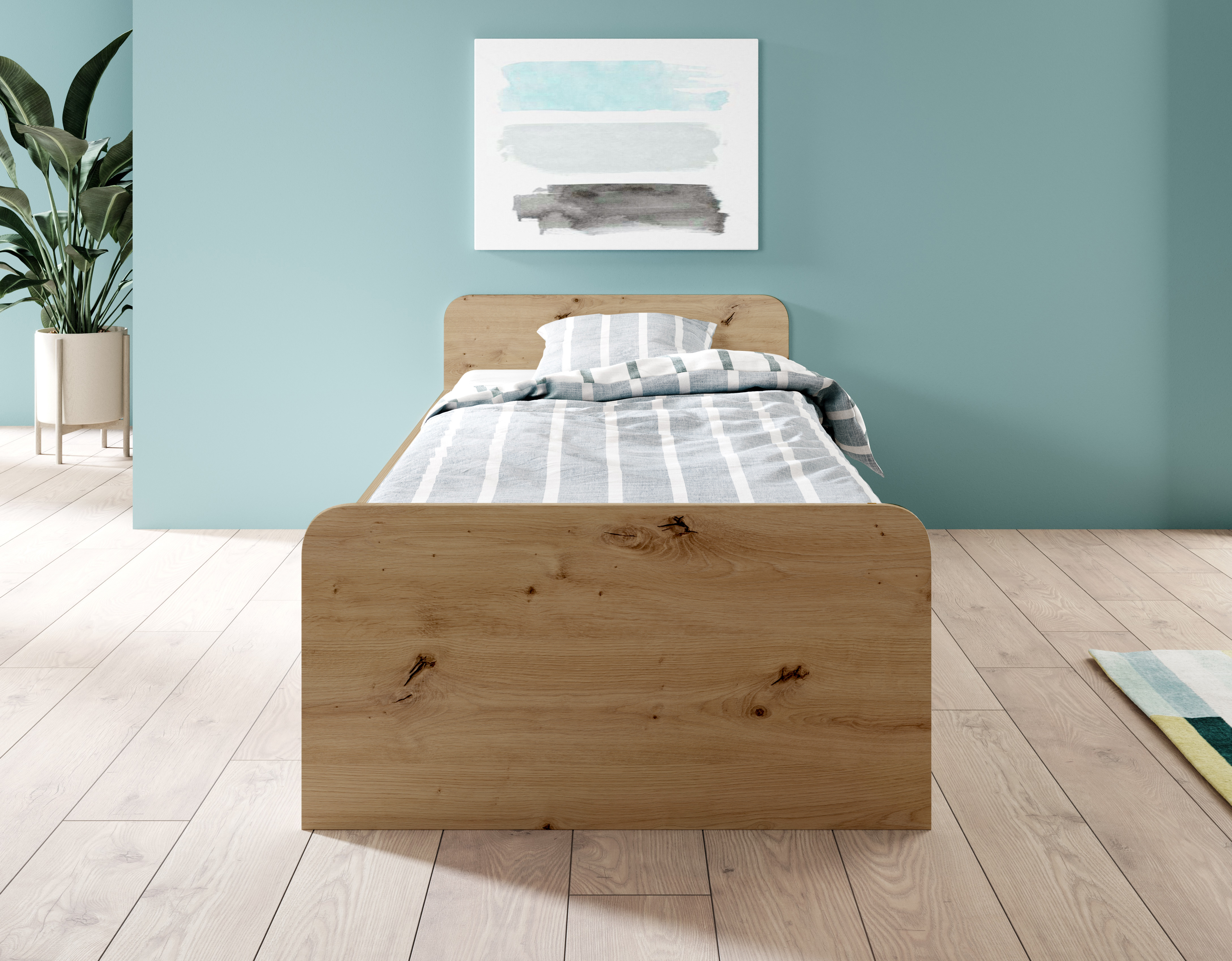 Pol-Power Bett Boro, artisan/eiche